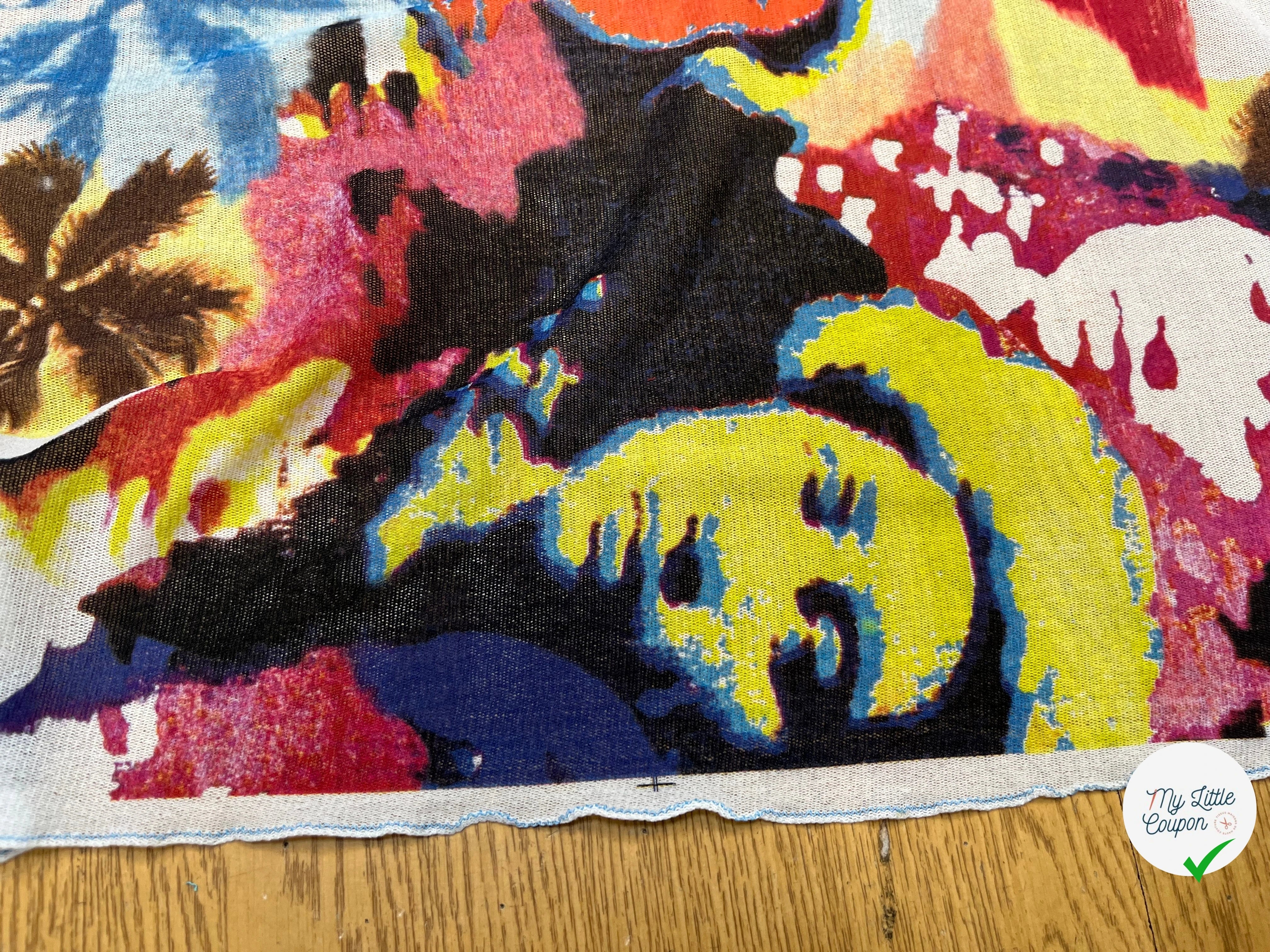 MAILLE RESILLE IMPRIMÉ POP ART - My Little Coupon