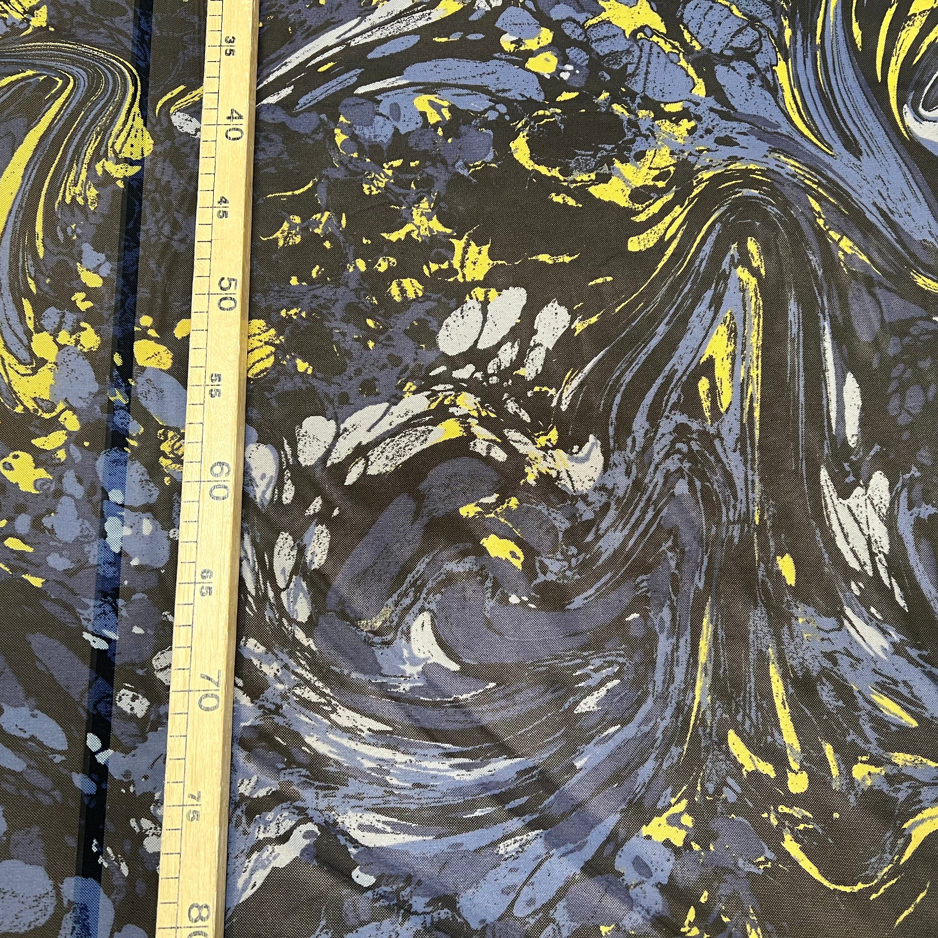 MAILLE RESILLE JUNGLE PALUDE BLEU JAUNE - My Little Coupon