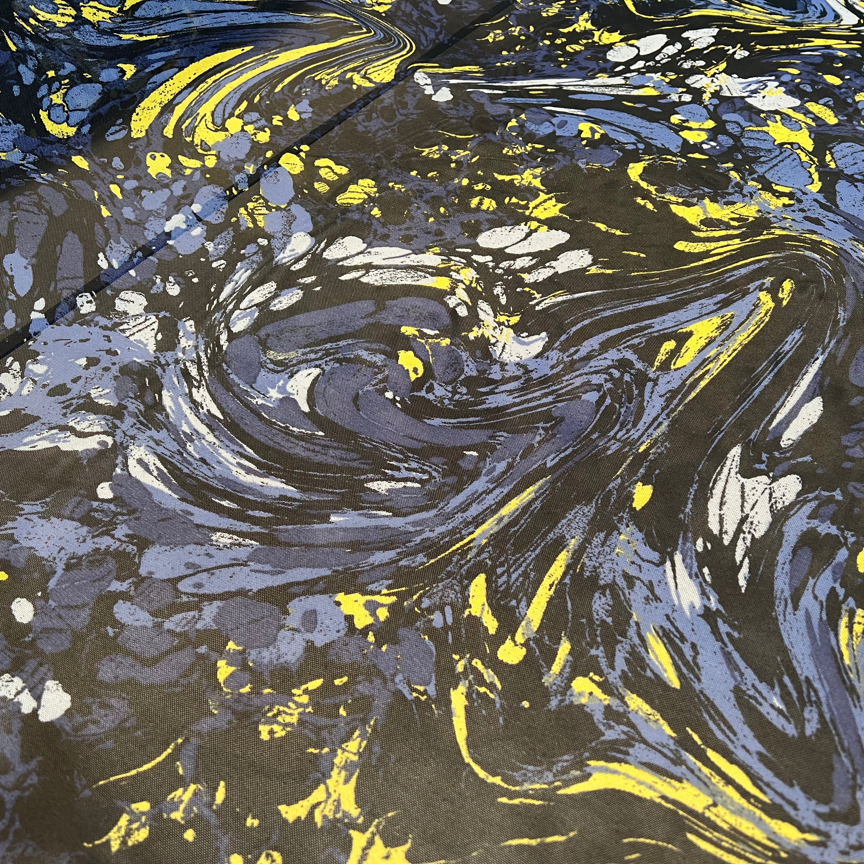 MAILLE RESILLE JUNGLE PALUDE BLEU JAUNE - My Little Coupon