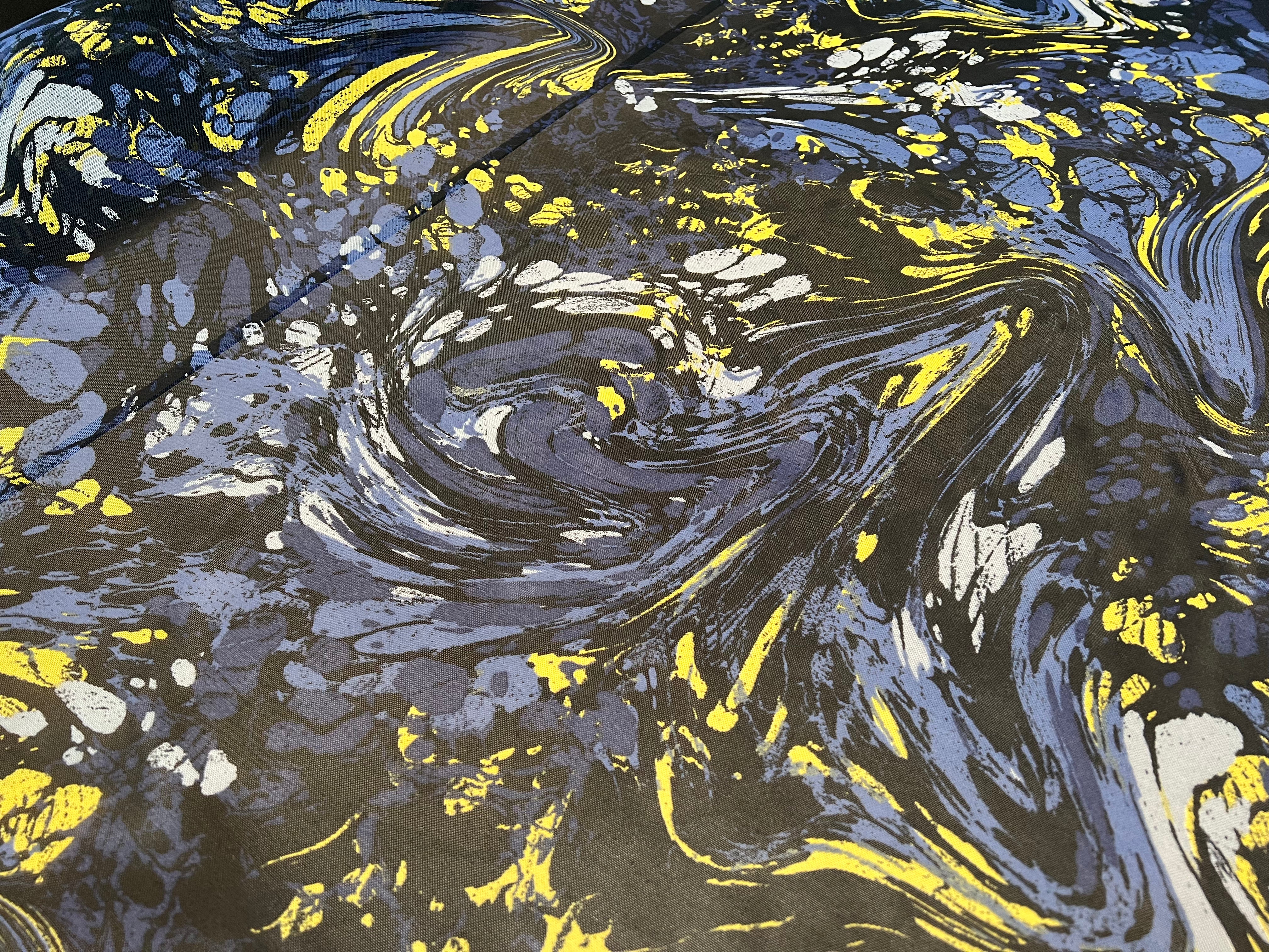 MAILLE RESILLE JUNGLE PALUDE BLEU JAUNEÂ - My Little Coupon