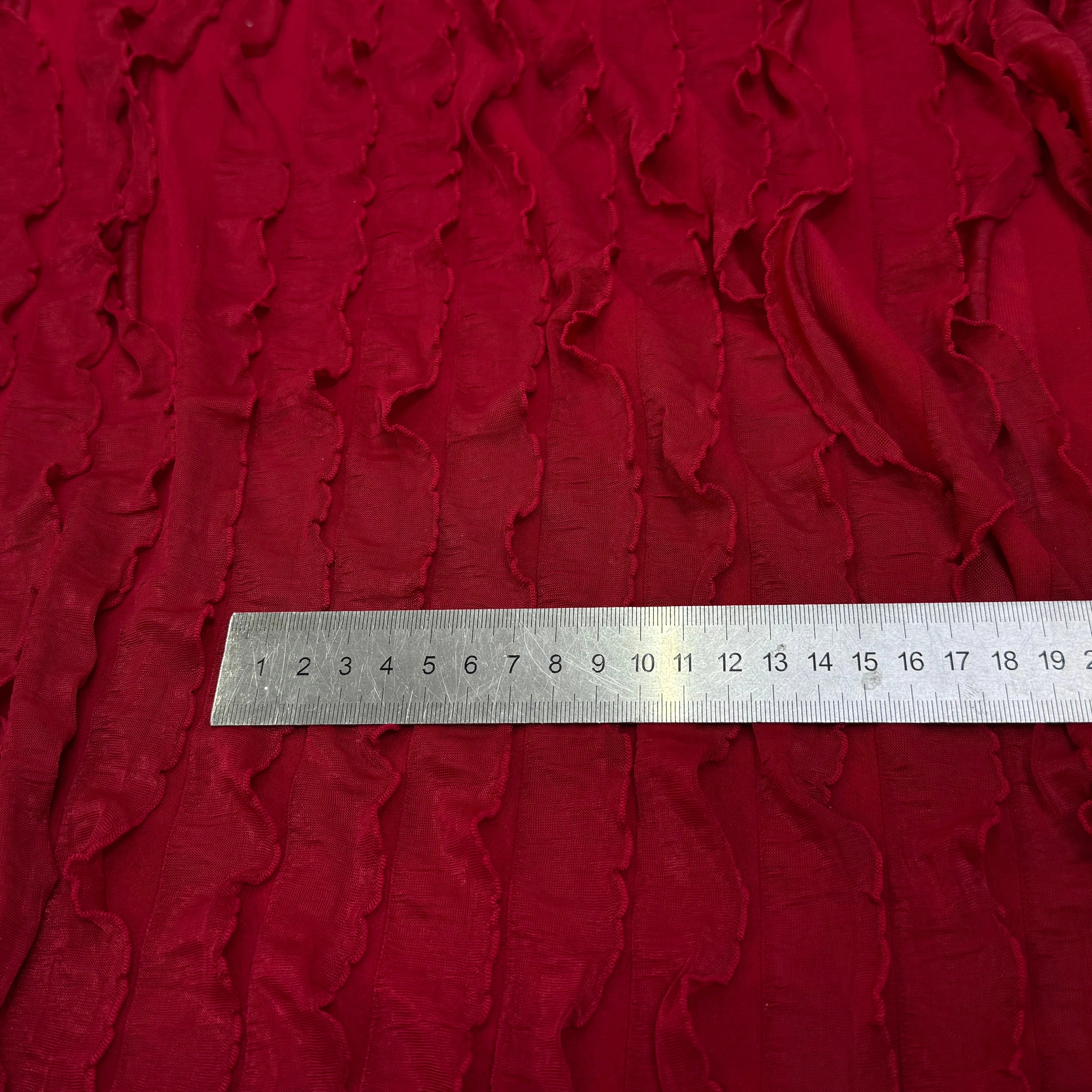 MAILLE ROUGE À VOLANT - My Little Coupon