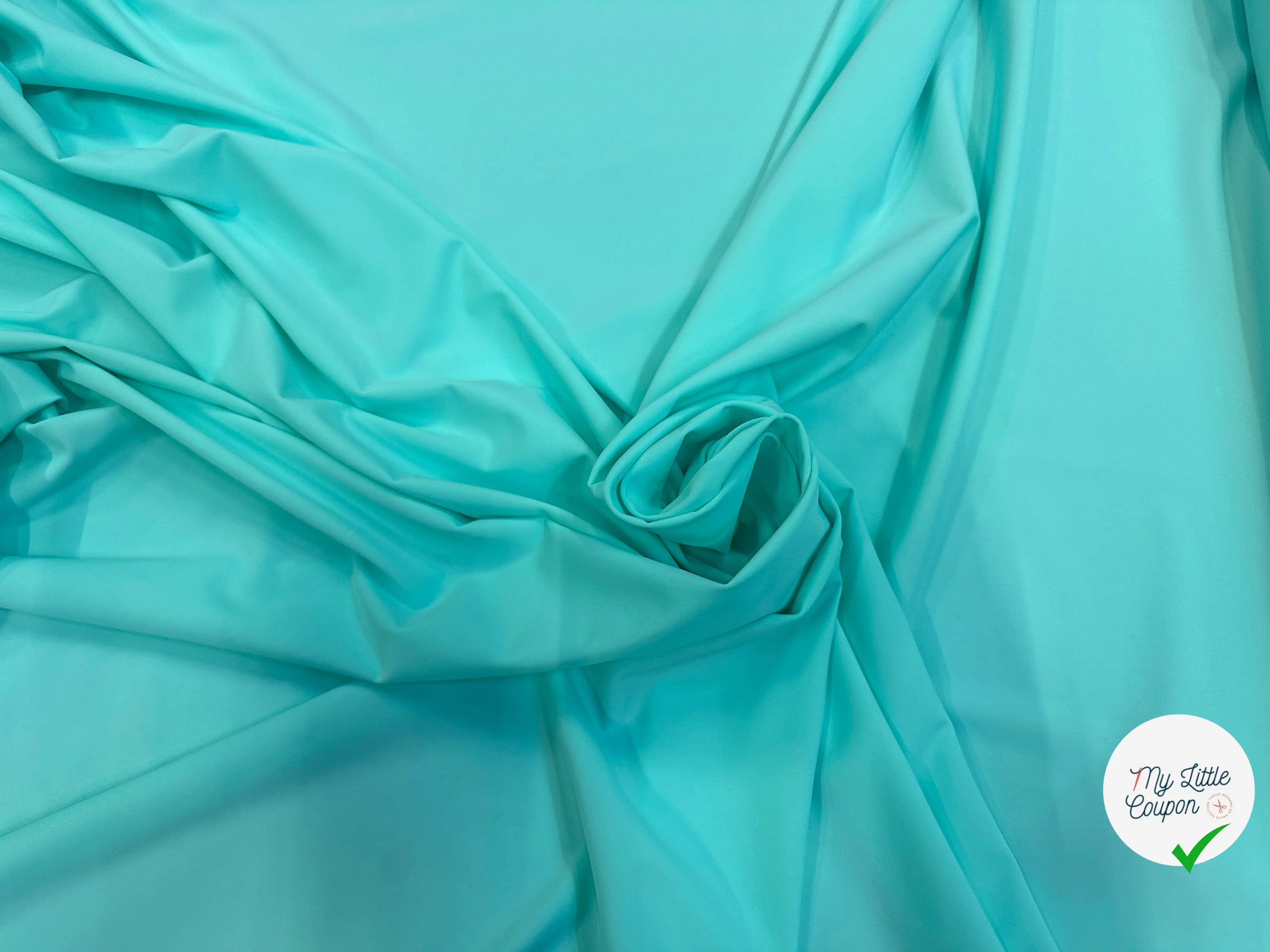 MAILLE SECONDE PEAU TURQUOISE STRETCH - My Little Coupon