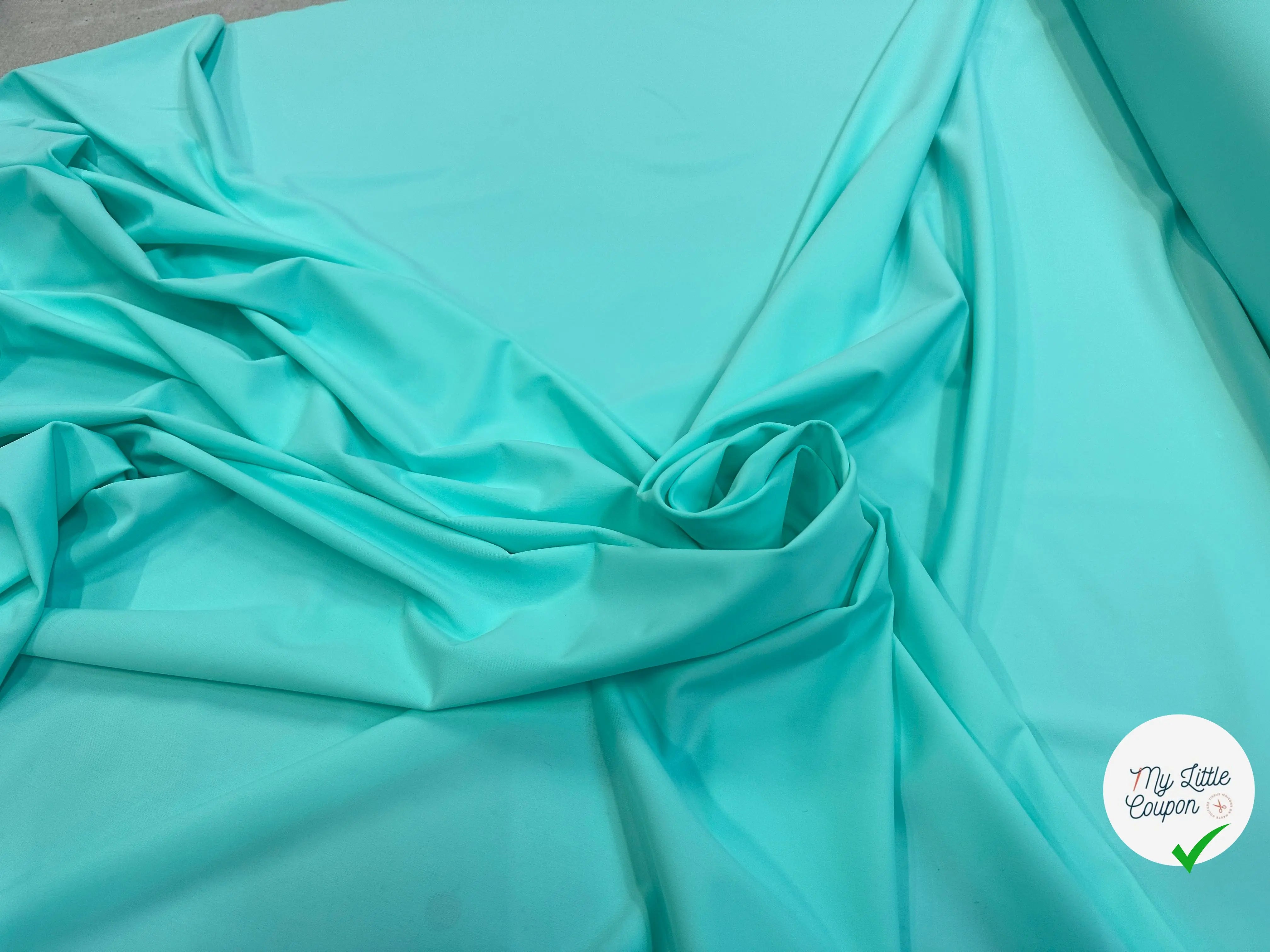 MAILLE SECONDE PEAU TURQUOISE STRETCH - My Little Coupon