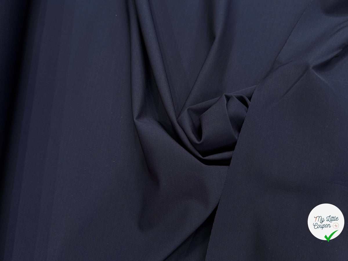 MAILLE SEMI-LOURDE SUPER STRETCH BLEU MARINE VISCOSE ET ÉLASTHANNE - My Little Coupon