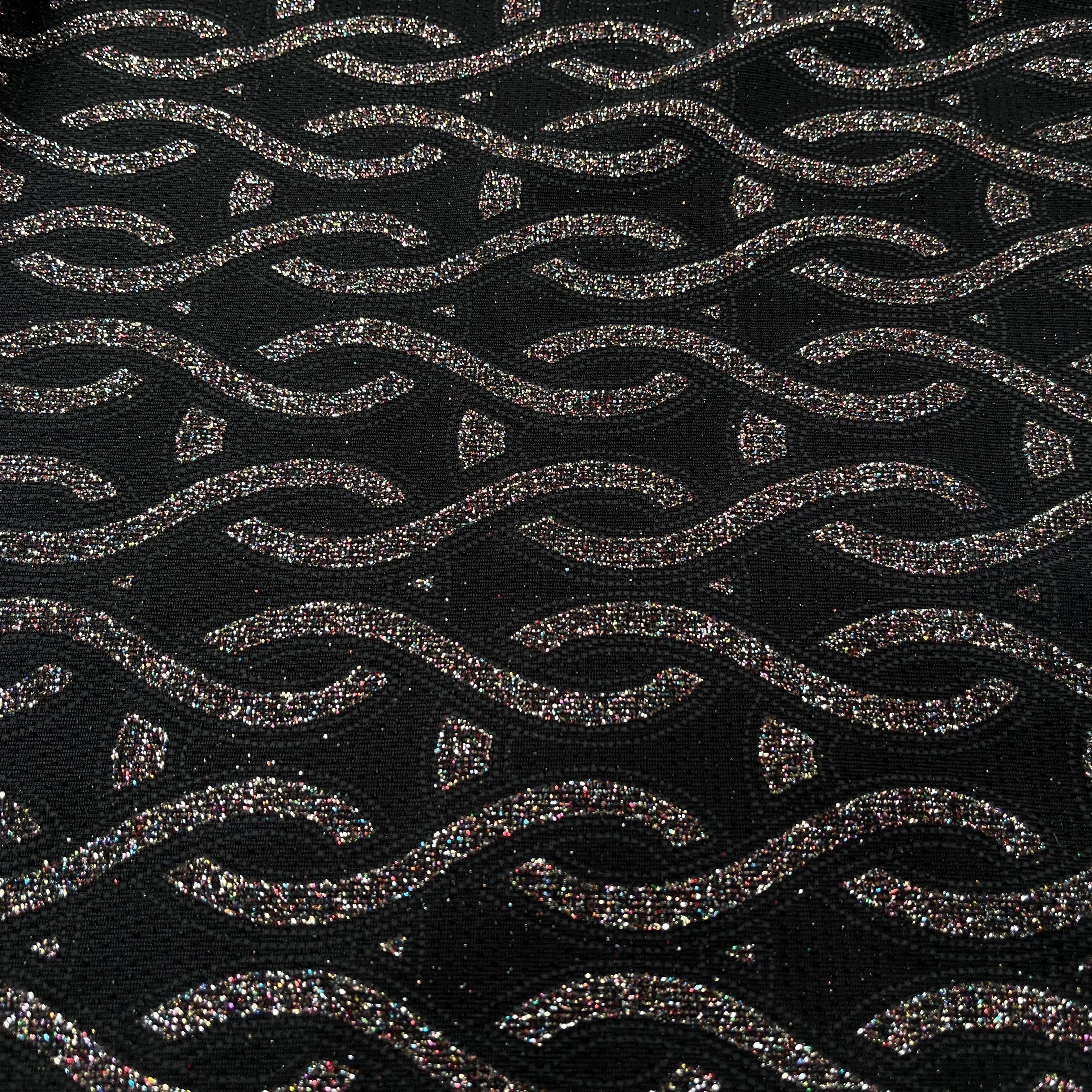 MAILLE SEQUIN MOTIF CROCHETS BRILLANTE MULTICOLORES - My Little Coupon