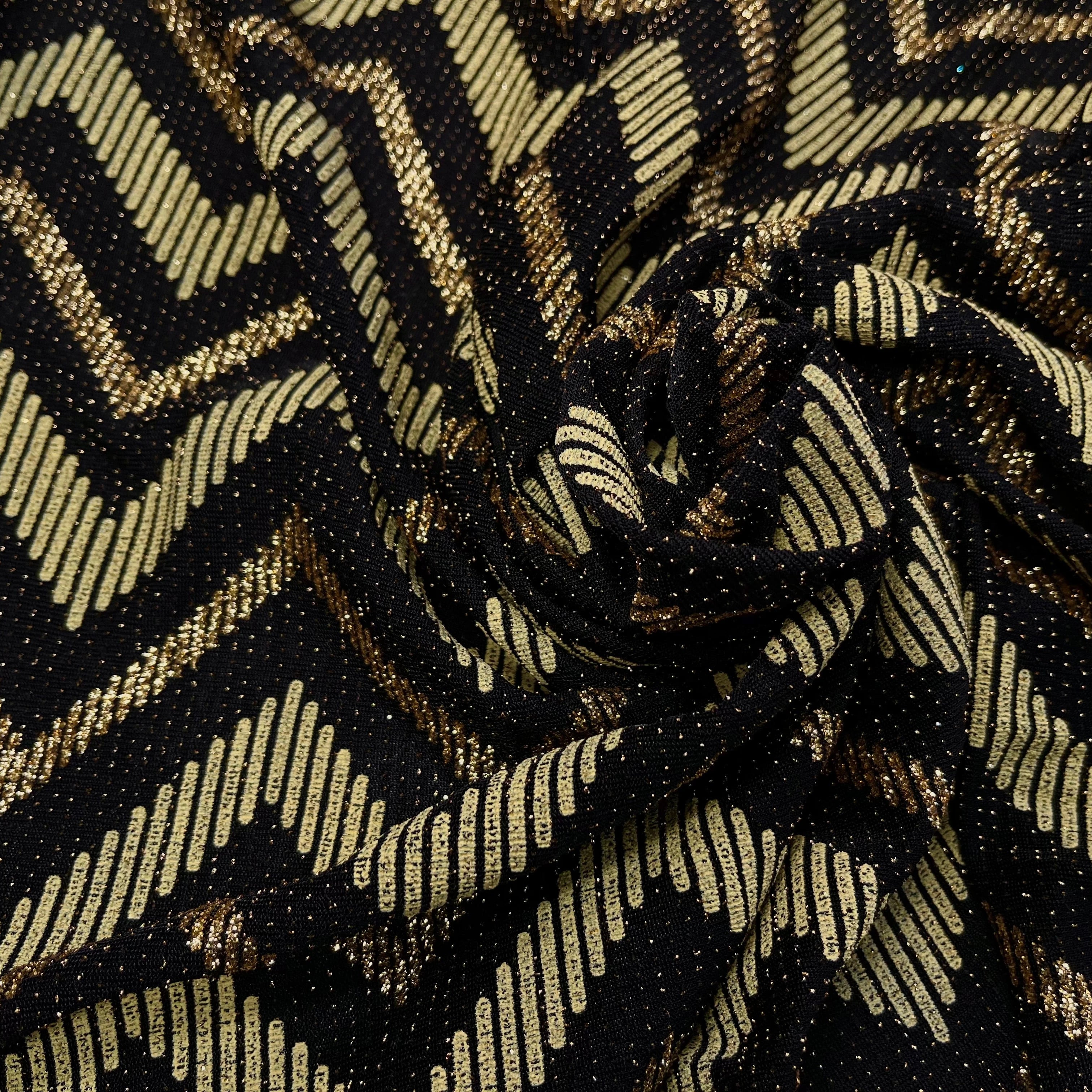 MAILLE SÉQUIN OR BRILLANT MOTIF ZIG-ZAG - My Little Coupon