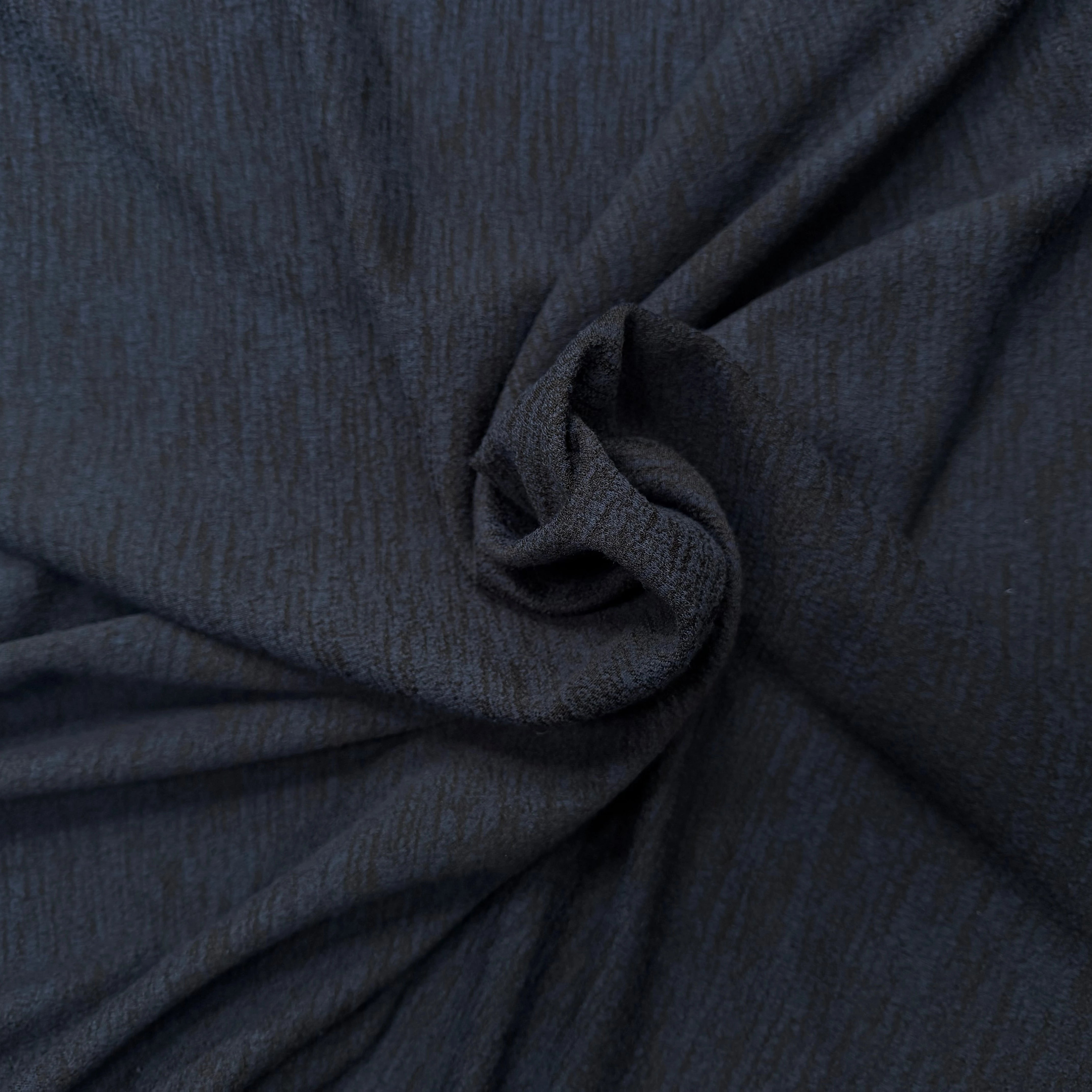 MAILLE STRETCH FLAMMÉE BLEU ET NOIR KOREA - My Little Coupon