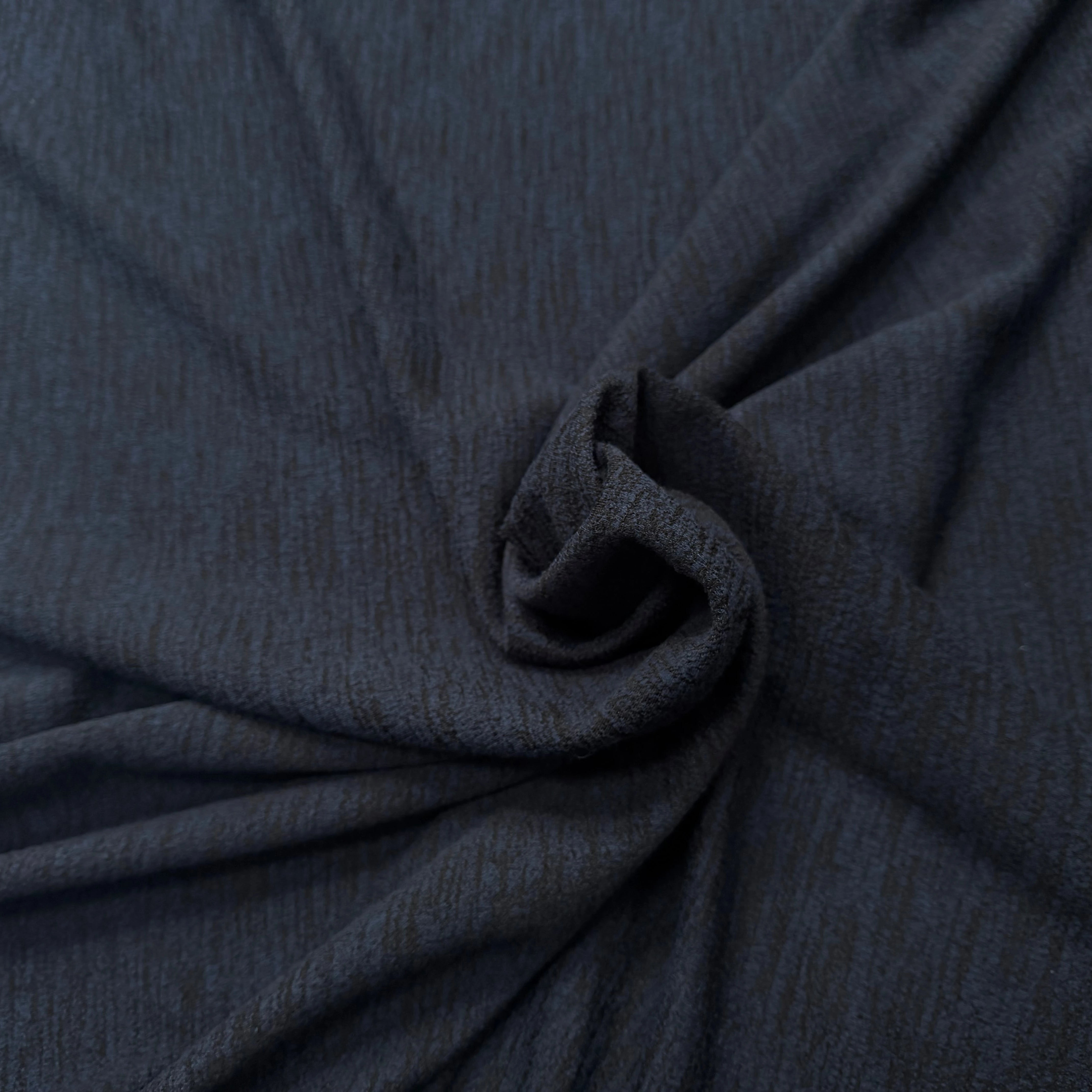 MAILLE STRETCH FLAMMÉE BLEU ET NOIR KOREA - My Little Coupon