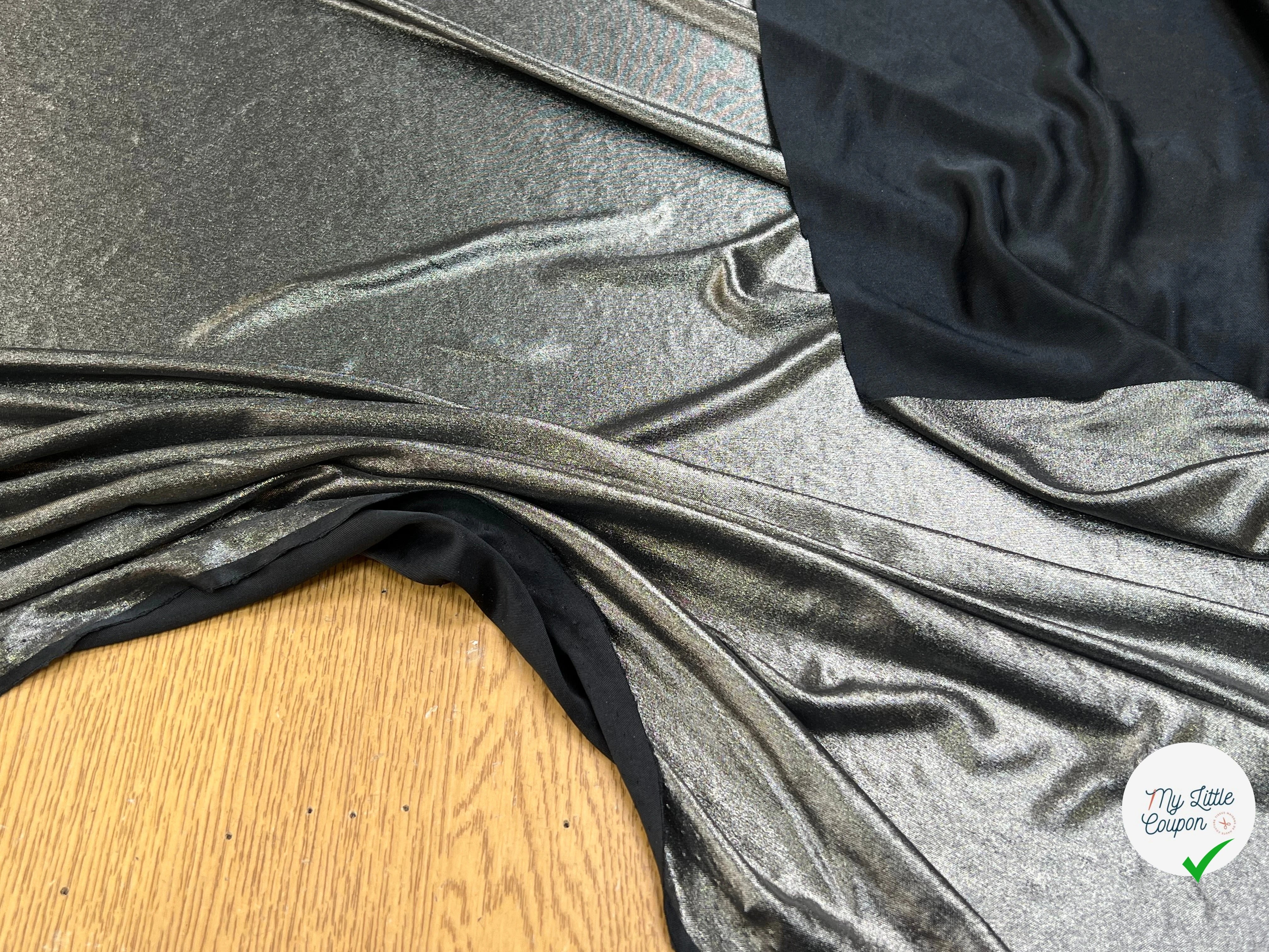 MAILLE STRETCH FROIDE ET SOUPLE ARGENTÉE - My Little Coupon