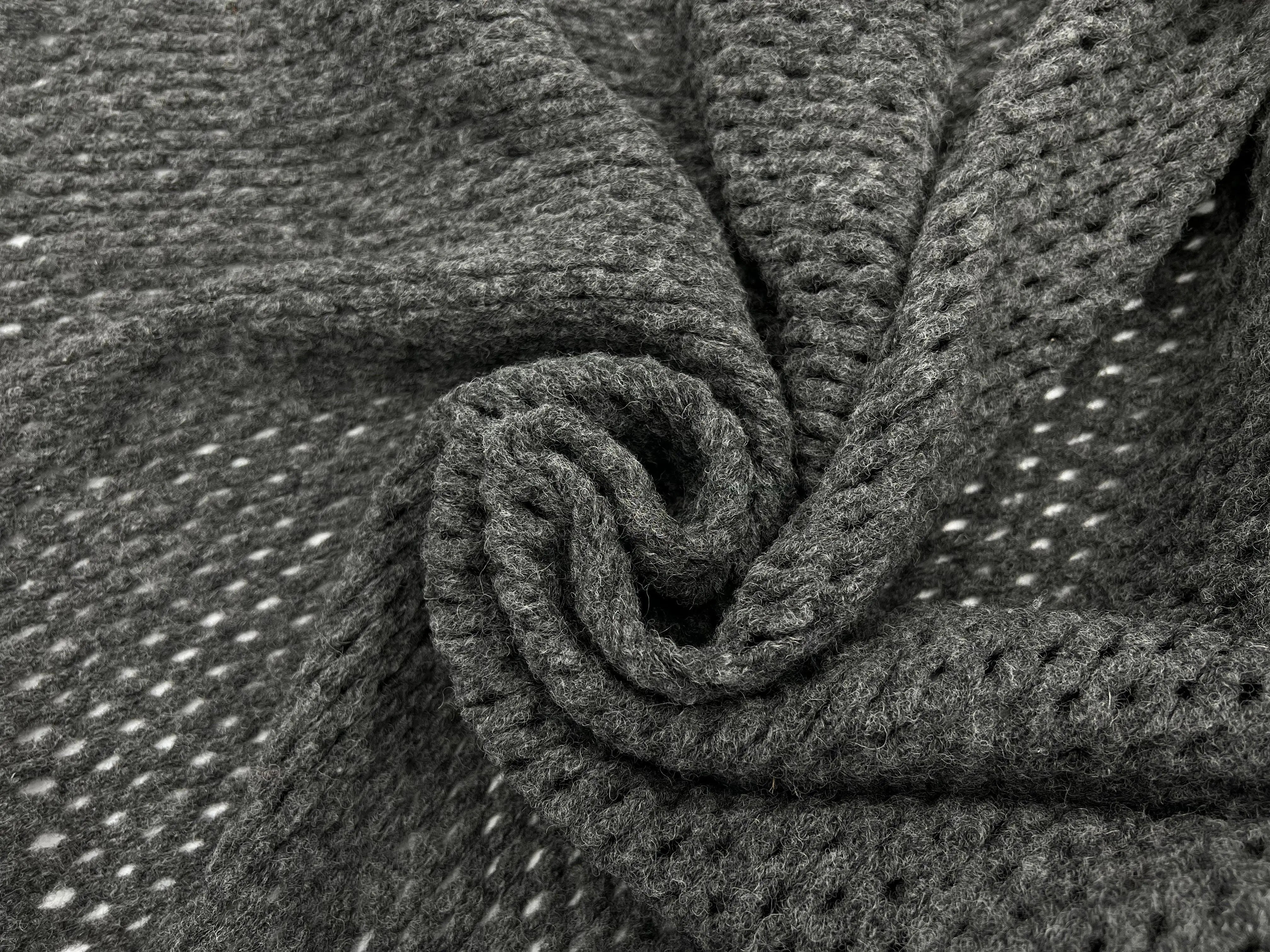 MAILLE TRICOTÉE AÉRÉE DE MOTIFS LOSANGES - coupon de tissu de 3 mètres - My Little Coupon - tissu - coudre