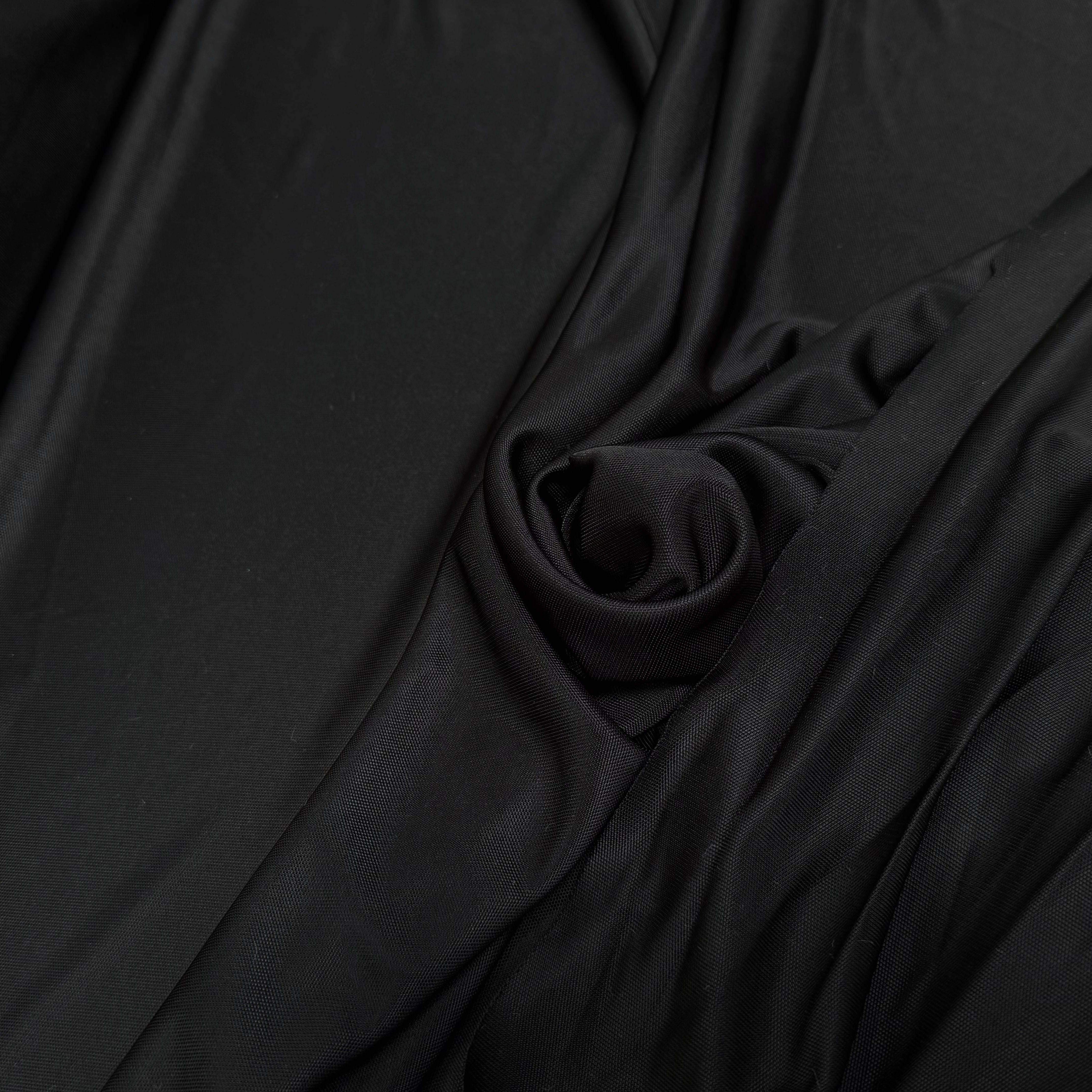 MAILLE VISCOSE LOURDE STRETCH GRANDE LAIZE NOIR - My Little Coupon