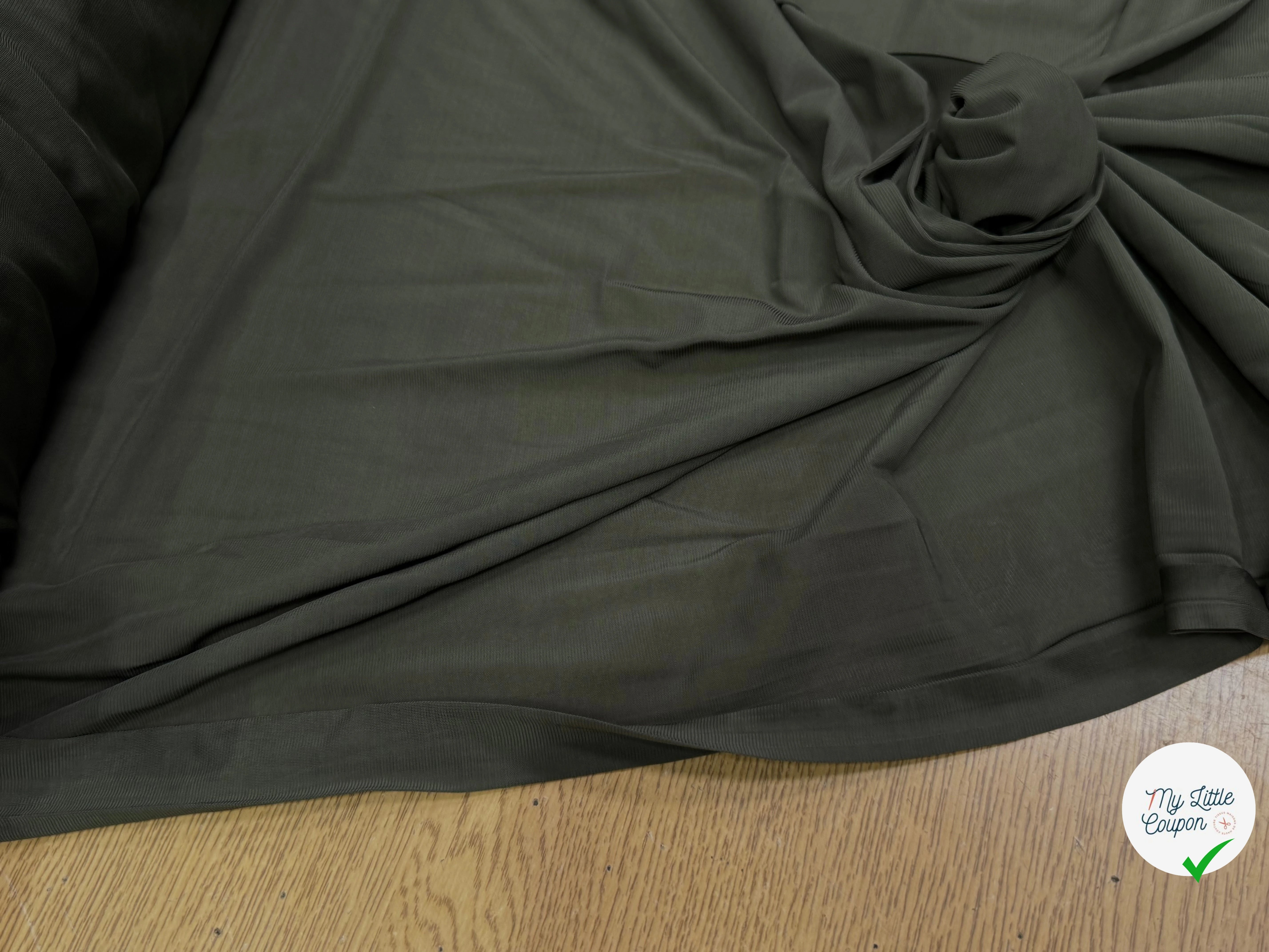 MAILLE VISCOSE SECONDE PEAU LEGÈRE VERT KAKI - My Little Coupon