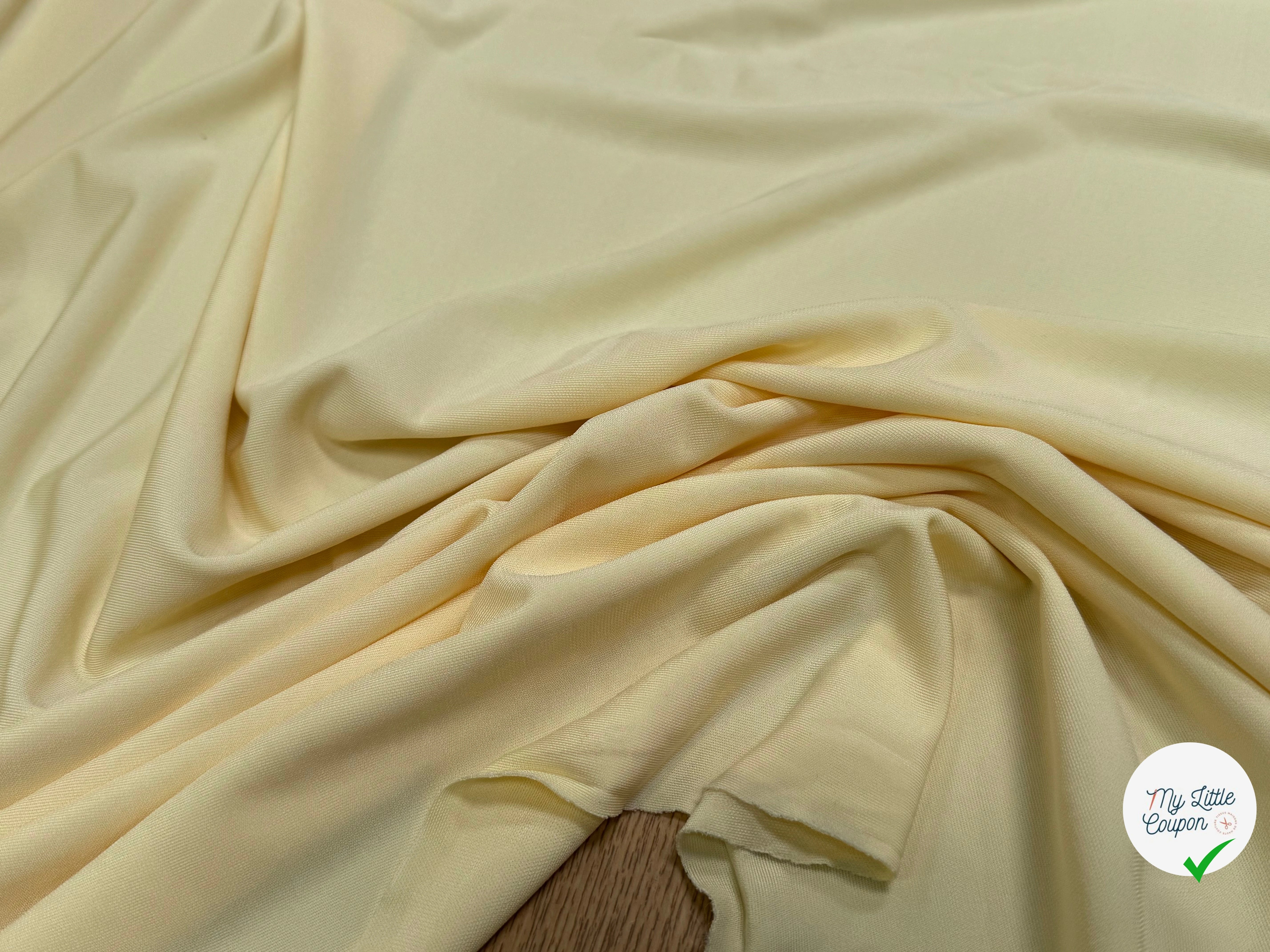 MAILLE VISCOSE ULTRA STRETCH JAUNE - My Little Coupon