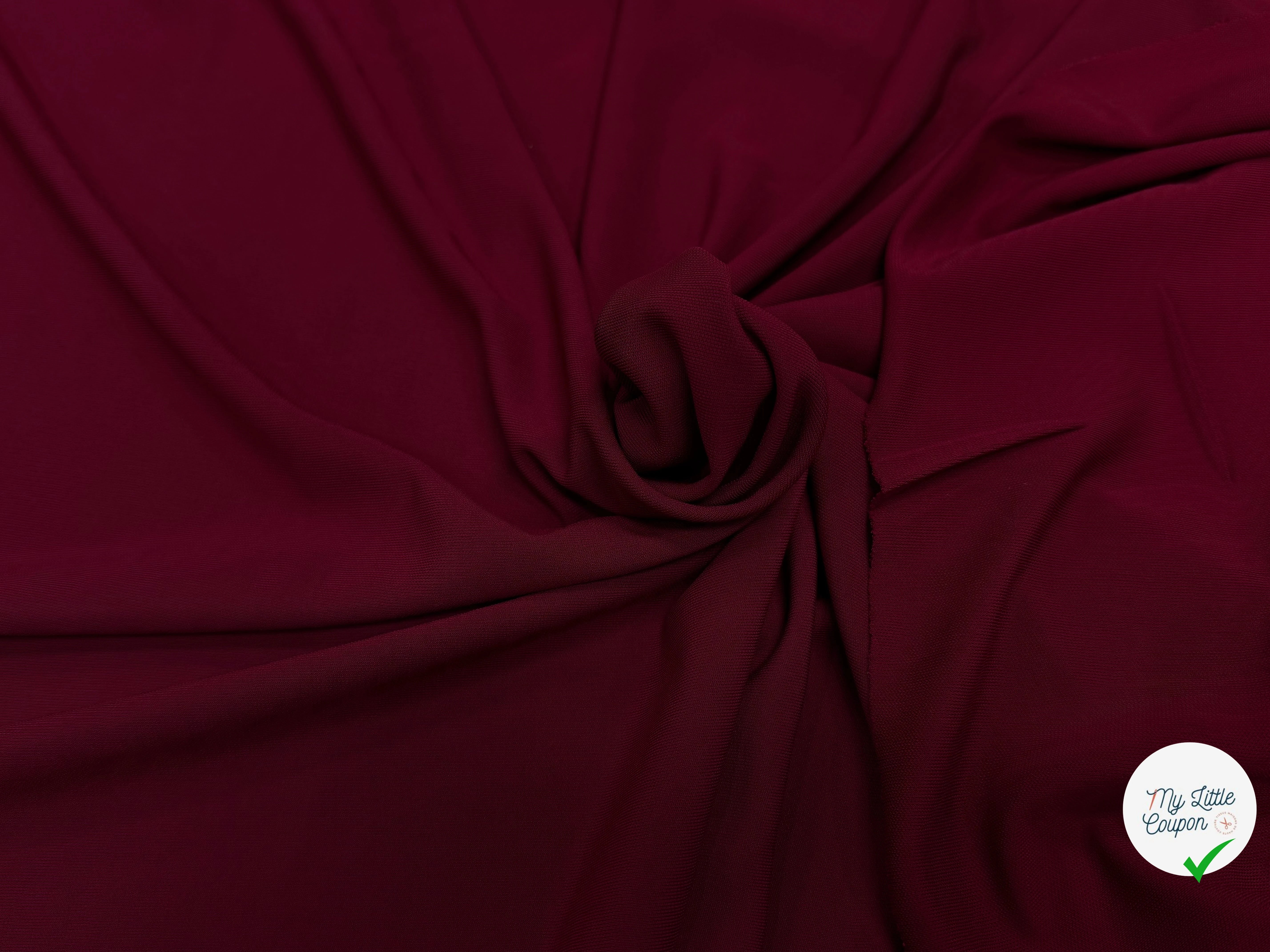 MAILLE VISCOSE ULTRA STRETCH ROUGE TOMATE - My Little Coupon