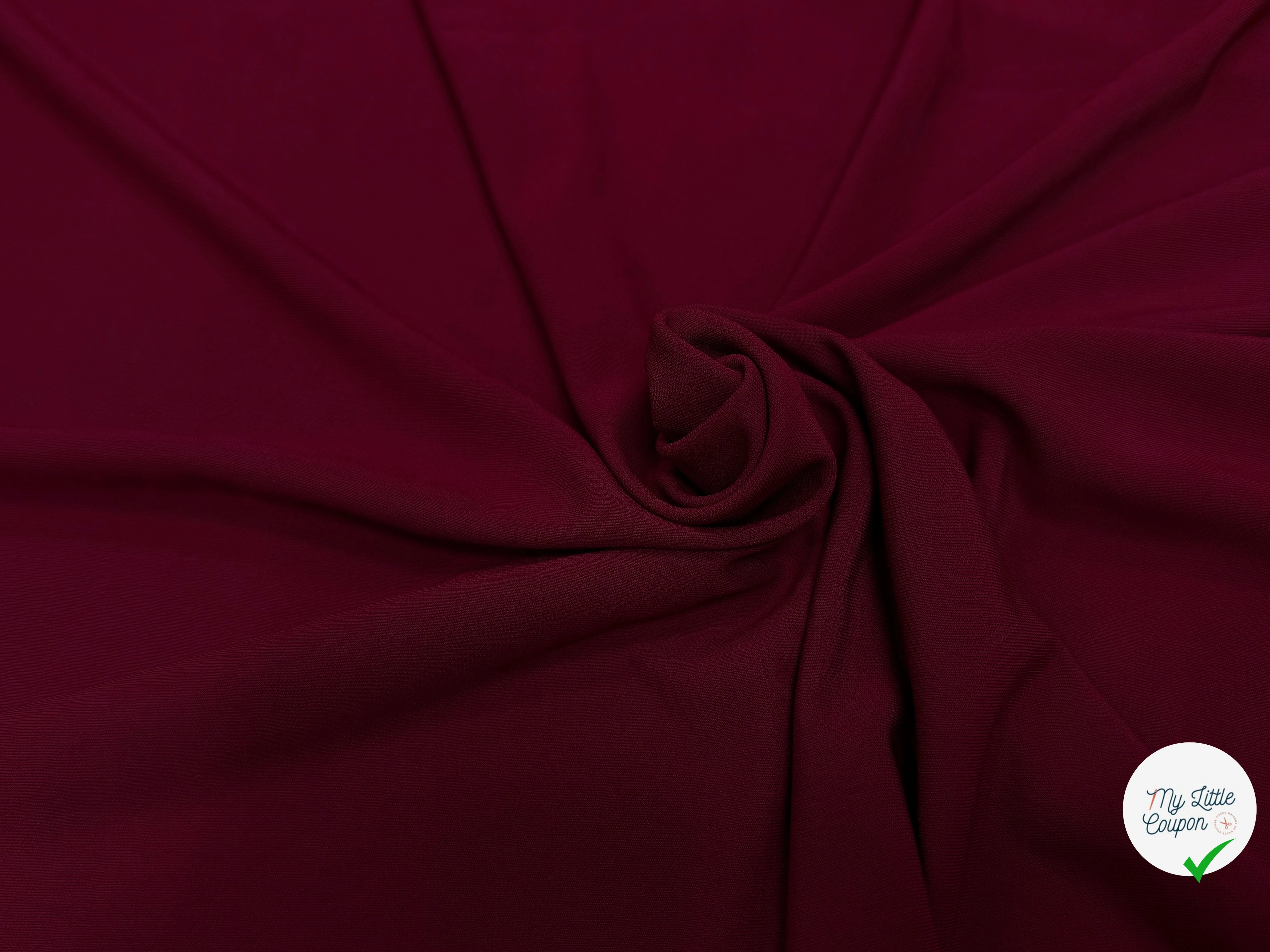 MAILLE VISCOSE ULTRA STRETCH ROUGE TOMATE - My Little Coupon