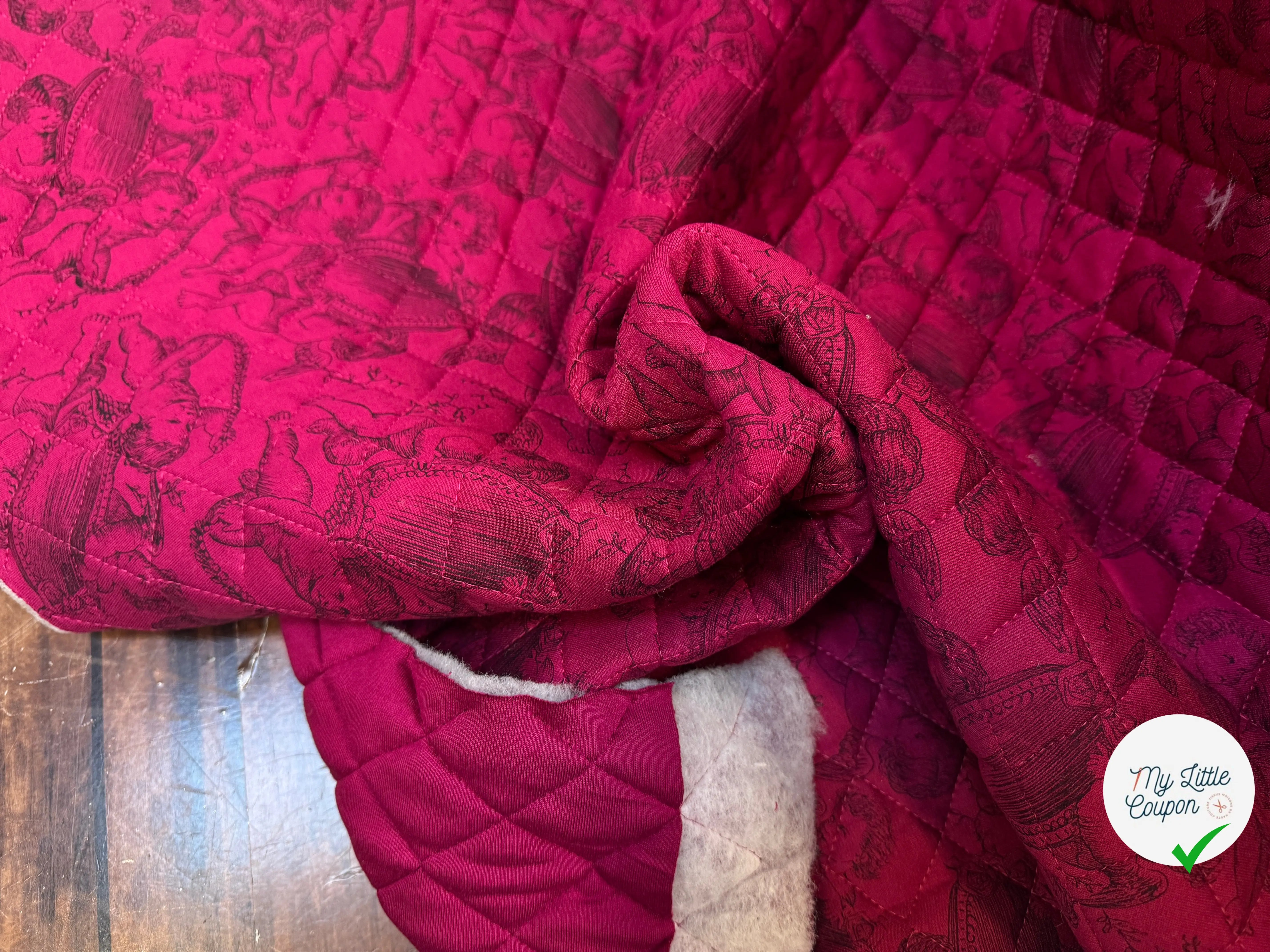 MATELASSÉ DOUBLE FACE MOLLETON ENFANT D'ANGE - My Little Coupon