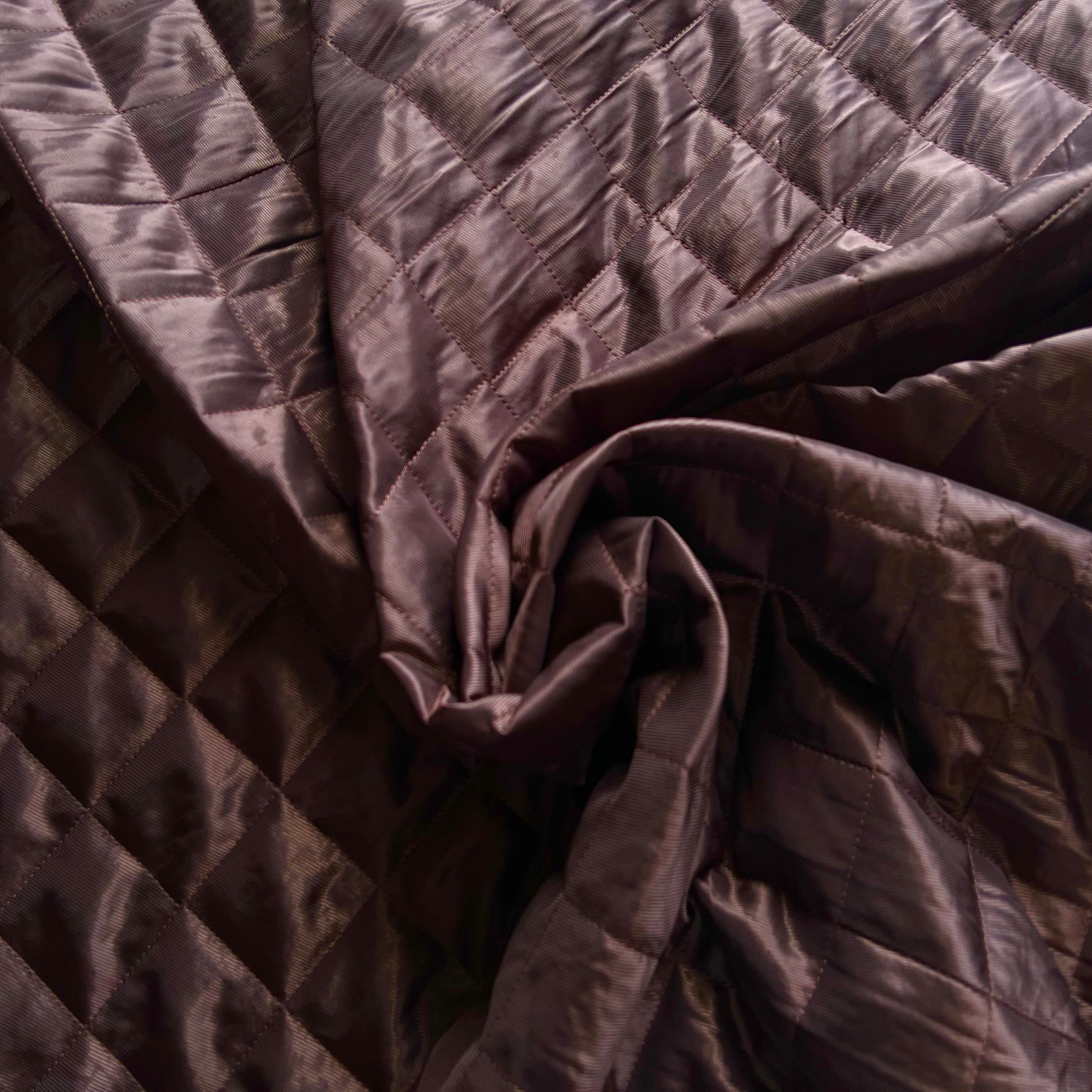 MATELASSE DRILL MARRON PRUNE - My Little Coupon