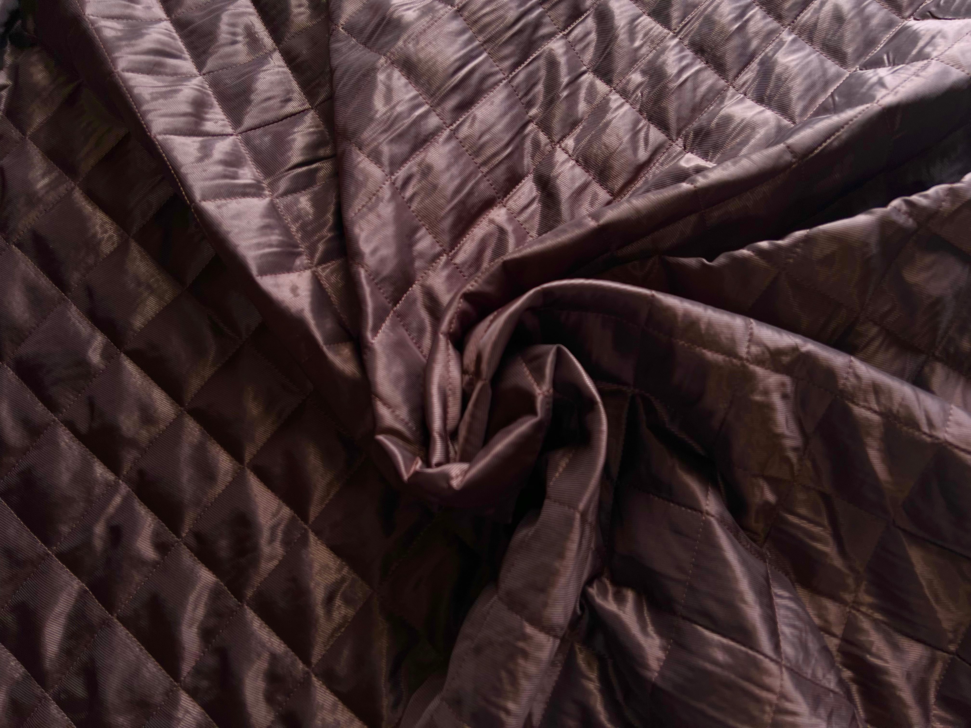 MATELASSE DRILL MARRON PRUNE - My Little Coupon