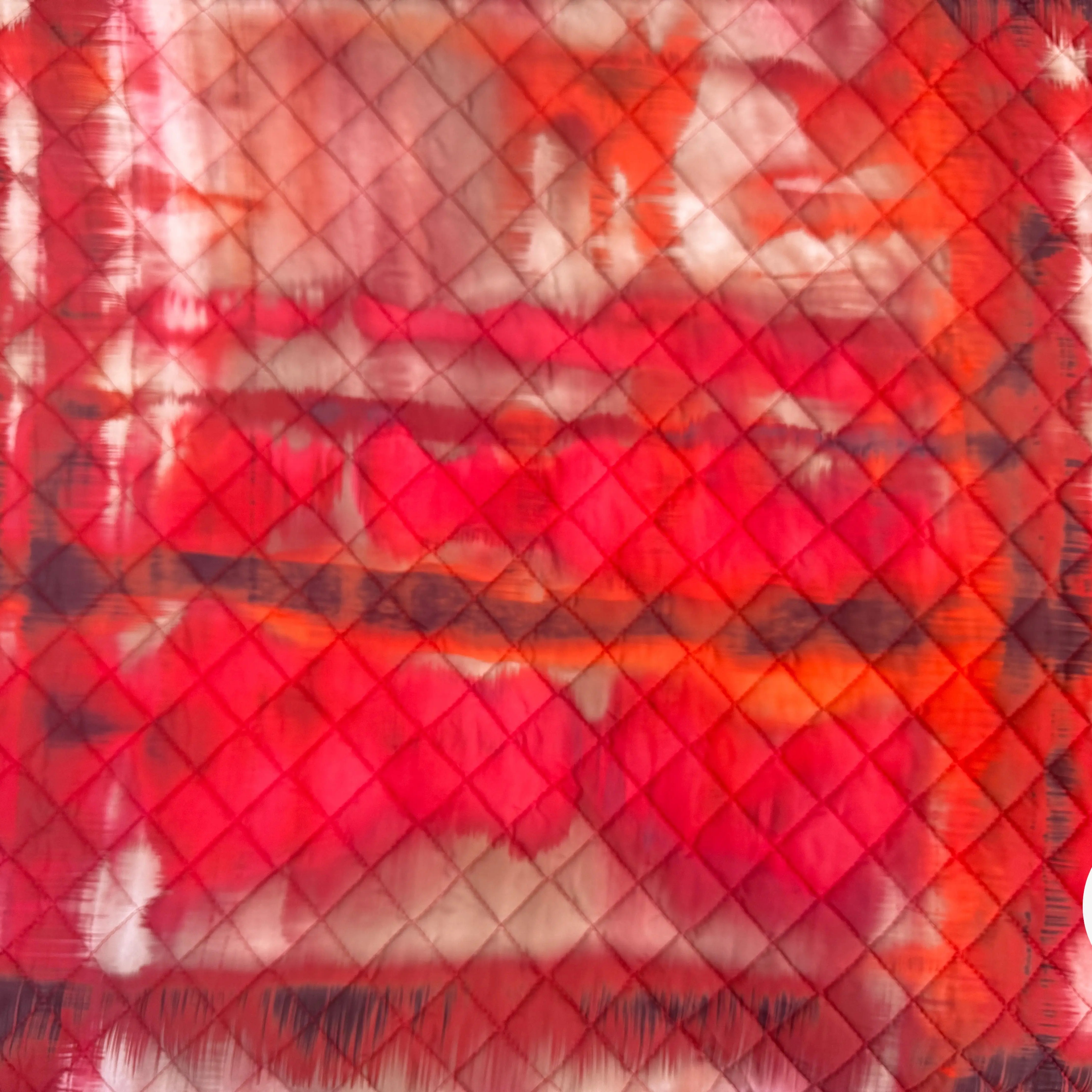 MATELASSÉ SIMPLE FACE NYLON IMPRIME ROUGE - My Little Coupon