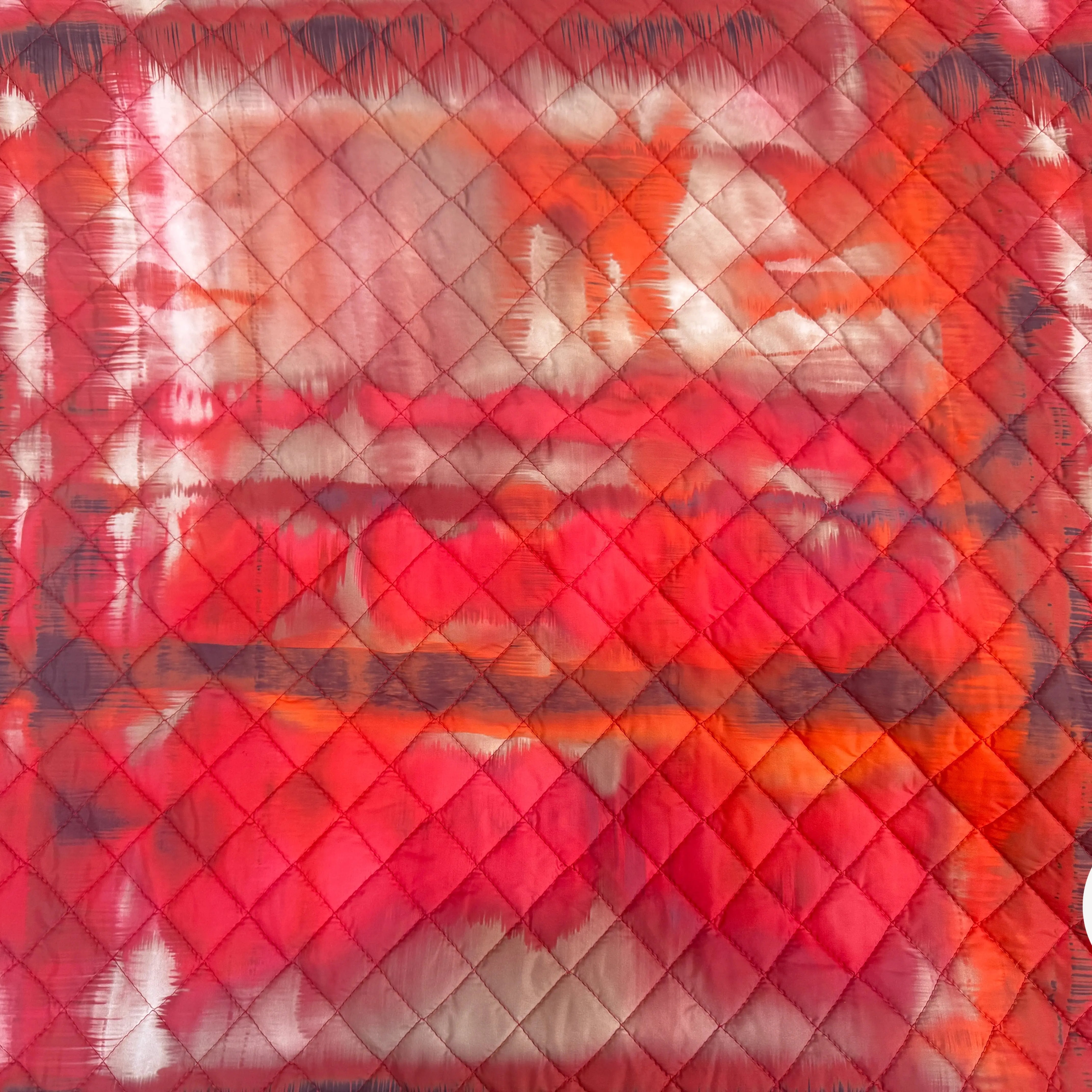 MATELASSÉ SIMPLE FACE NYLON IMPRIME ROUGE - My Little Coupon