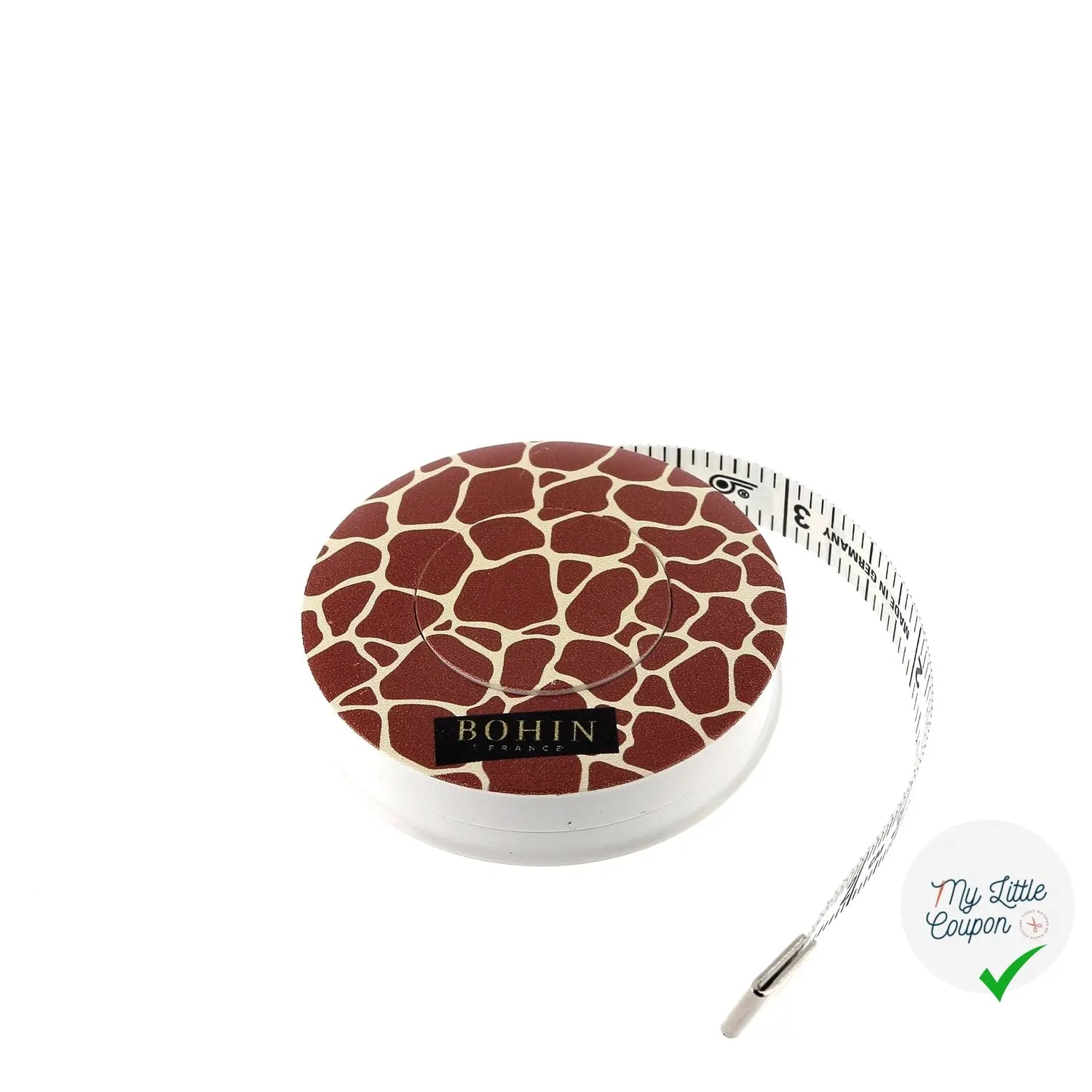 METRE ENROULEUR 150 CM MODELE GIRAFE - COLLECTION SAUVAGE - My Little Coupon