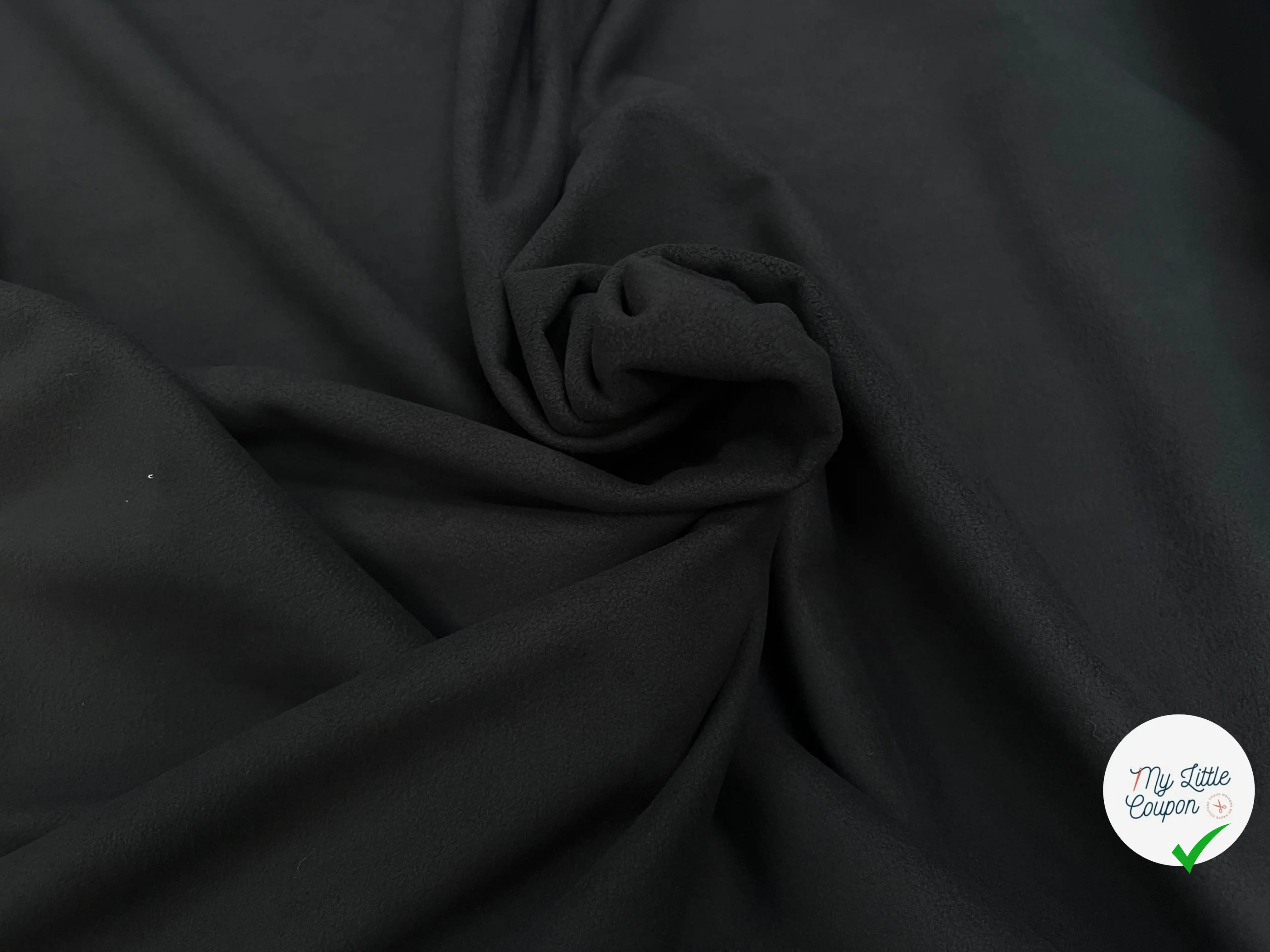 MICROPOLAIRE CONTRECOLLÉ OEKOTEX KC DARK SHADOW/NOIR - My Little Coupon