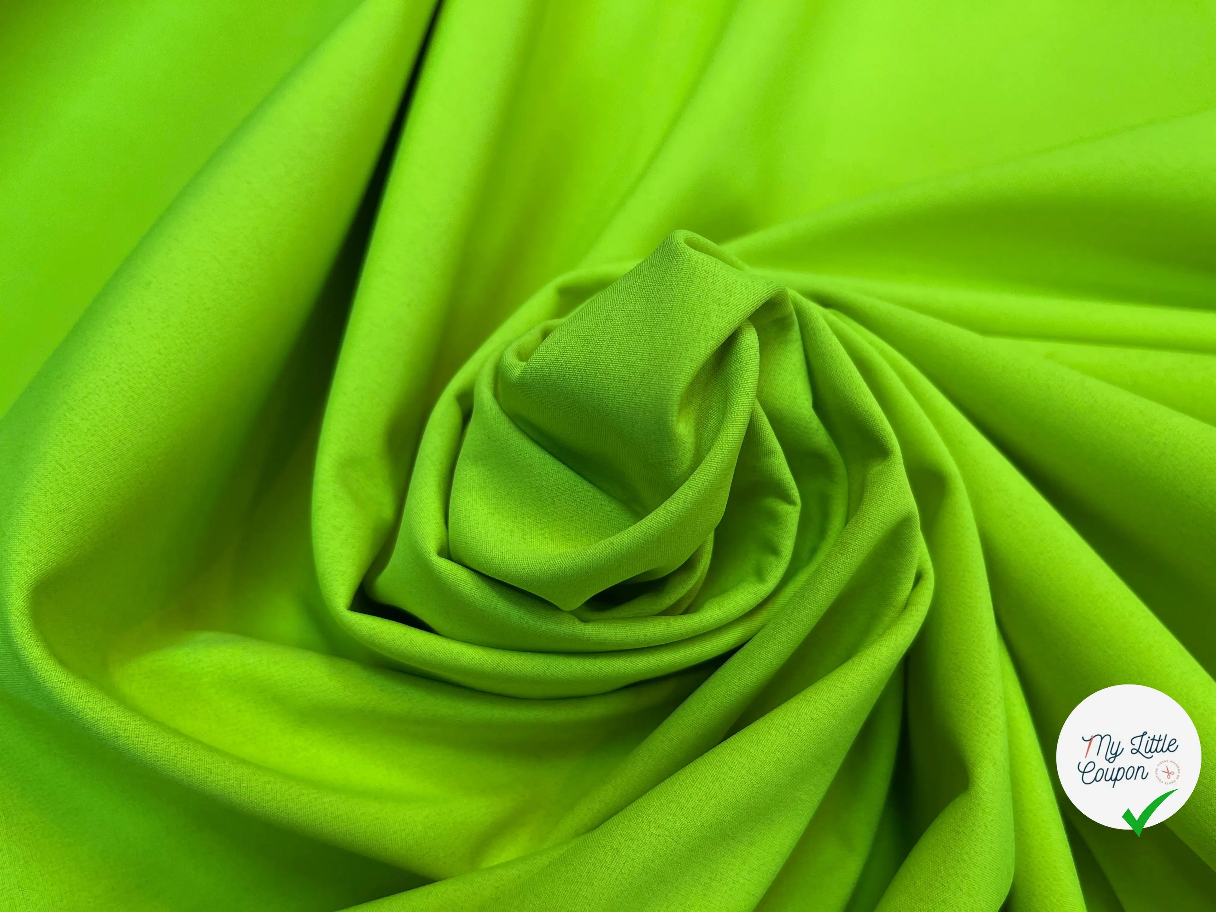 MICROPOLAIRE CONTRECOLLÉ OEKOTEX KC JAUNE FLUO/NOIR - My Little Coupon