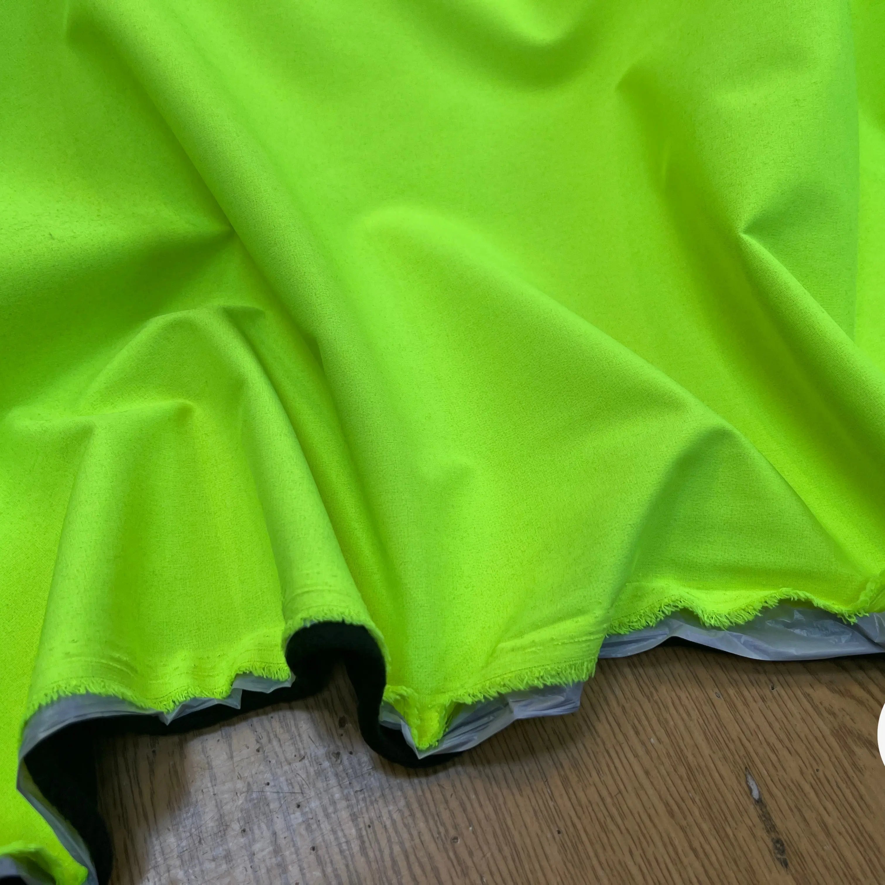 MICROPOLAIRE CONTRECOLLÉ OEKOTEX KC JAUNE FLUO/NOIR - My Little Coupon