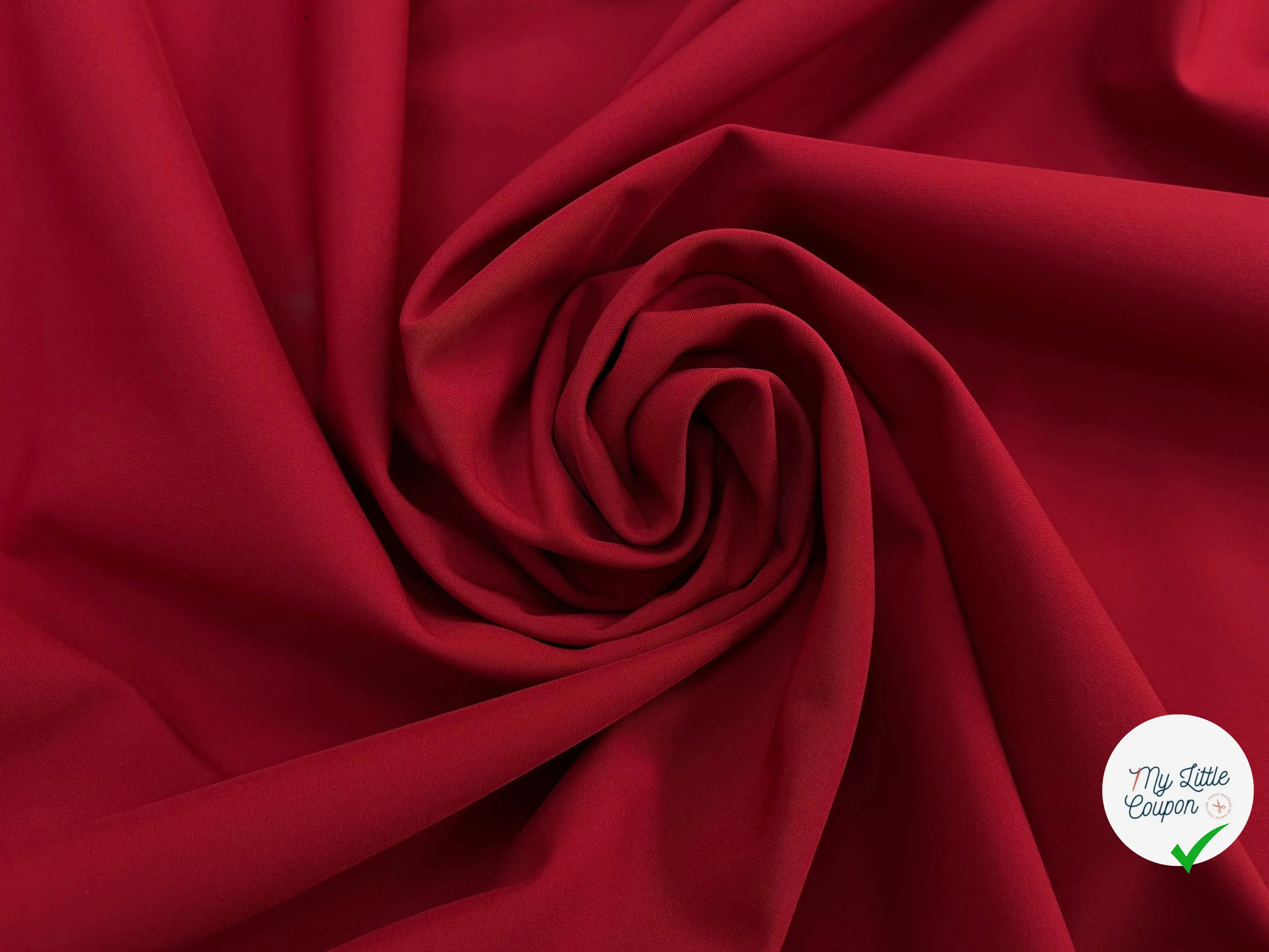 MICROPOLAIRE CONTRECOLLÉ OEKOTEX KC ROUGE/NOIR - My Little Coupon