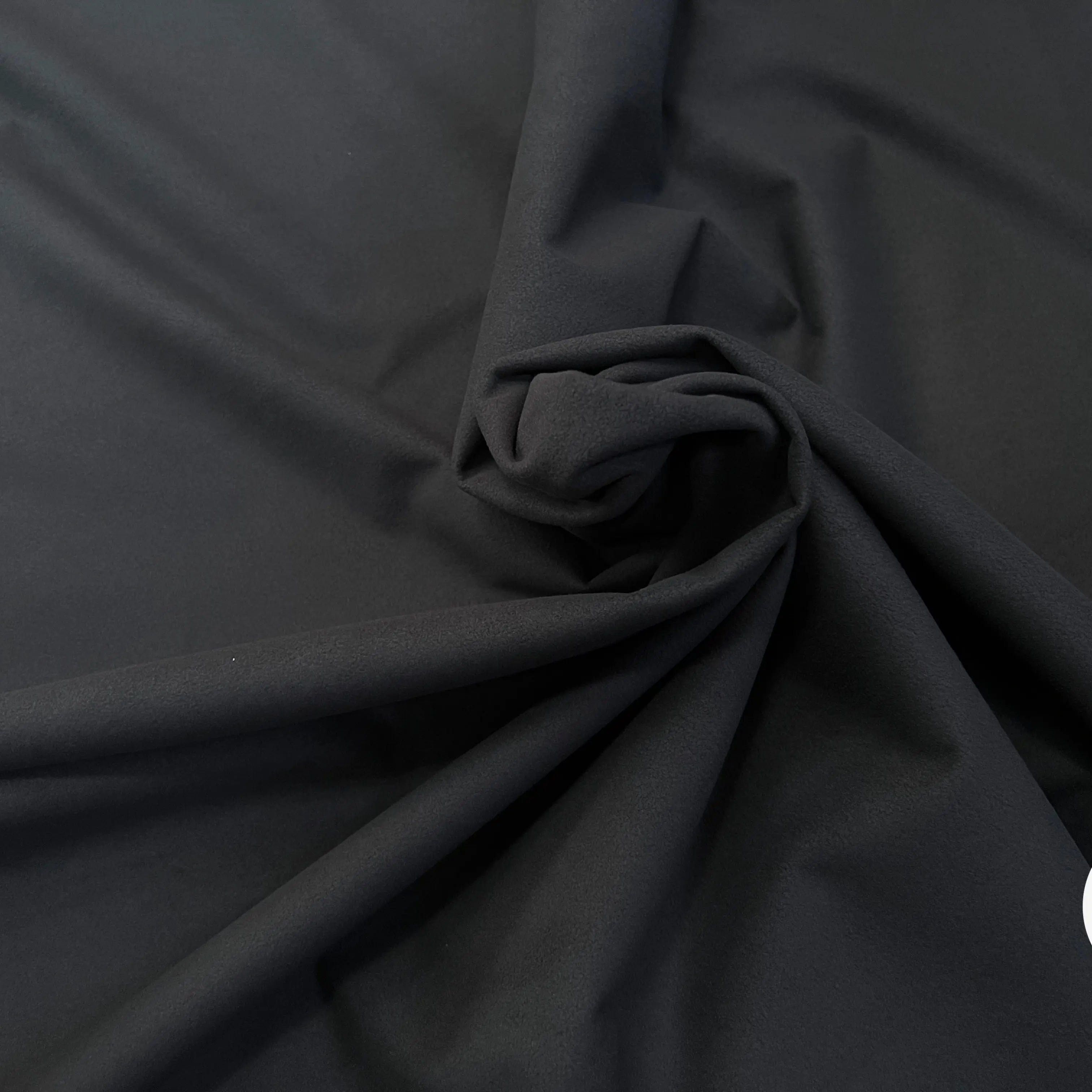 MICROPOLAIRE CONTRECOLLÉE OEKOTEX KC NOIR - My Little Coupon