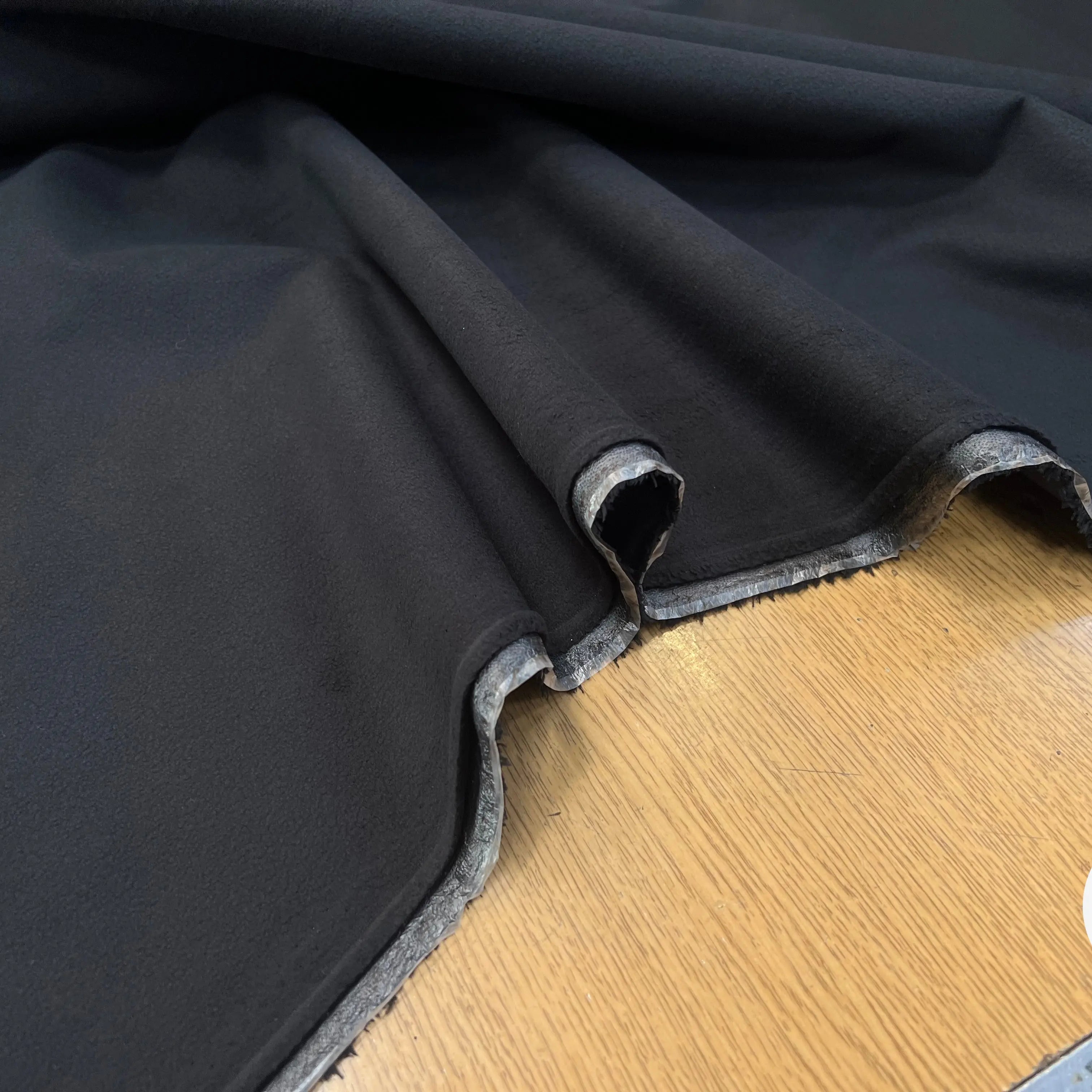 MICROPOLAIRE CONTRECOLLÉE OEKOTEX KC NOIR - My Little Coupon