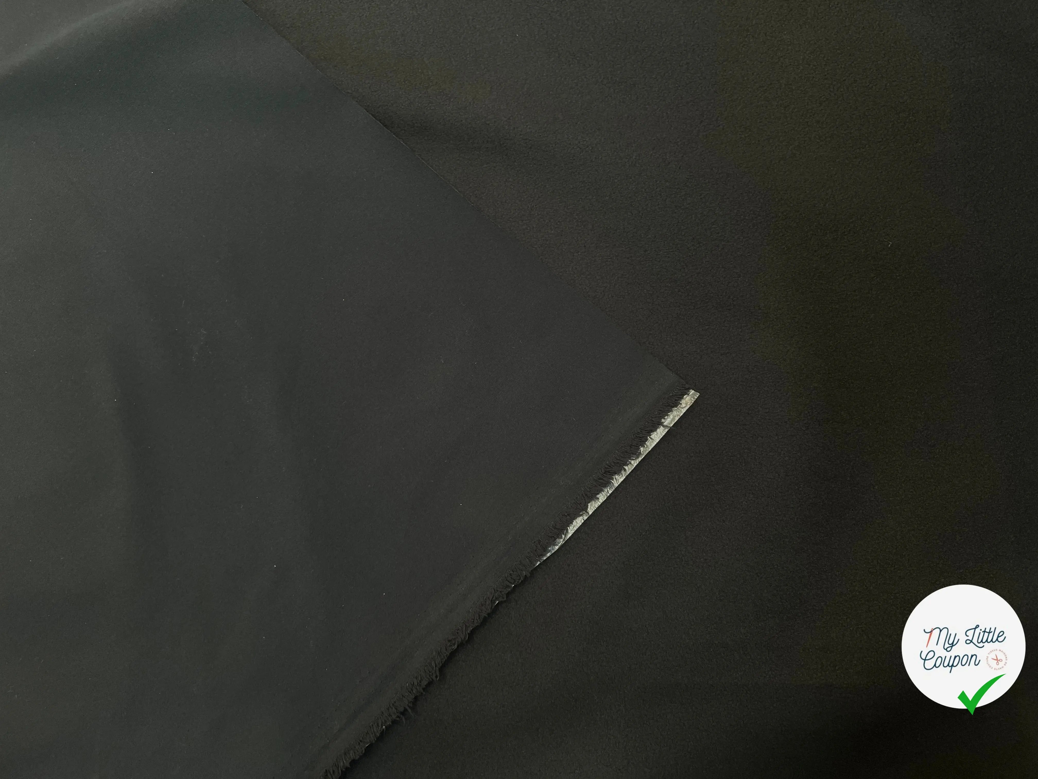 MICROPOLAIRE CONTRECOLLÉE OEKOTEX KC NOIR - My Little Coupon