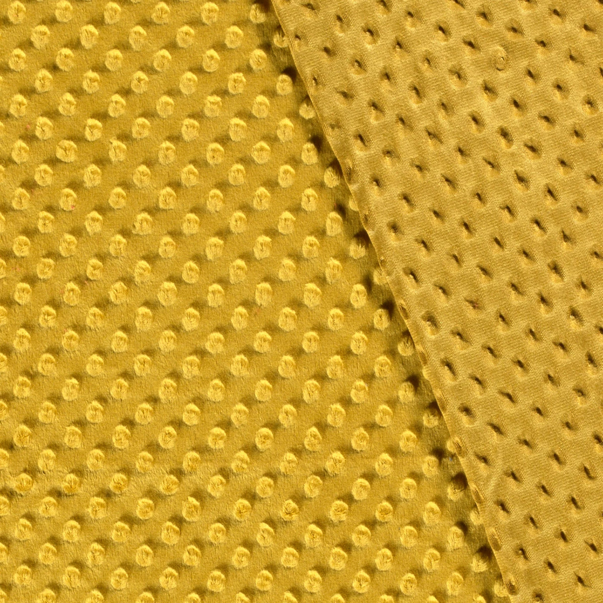 MINKY À POIS DOUX OCRE - My Little Coupon