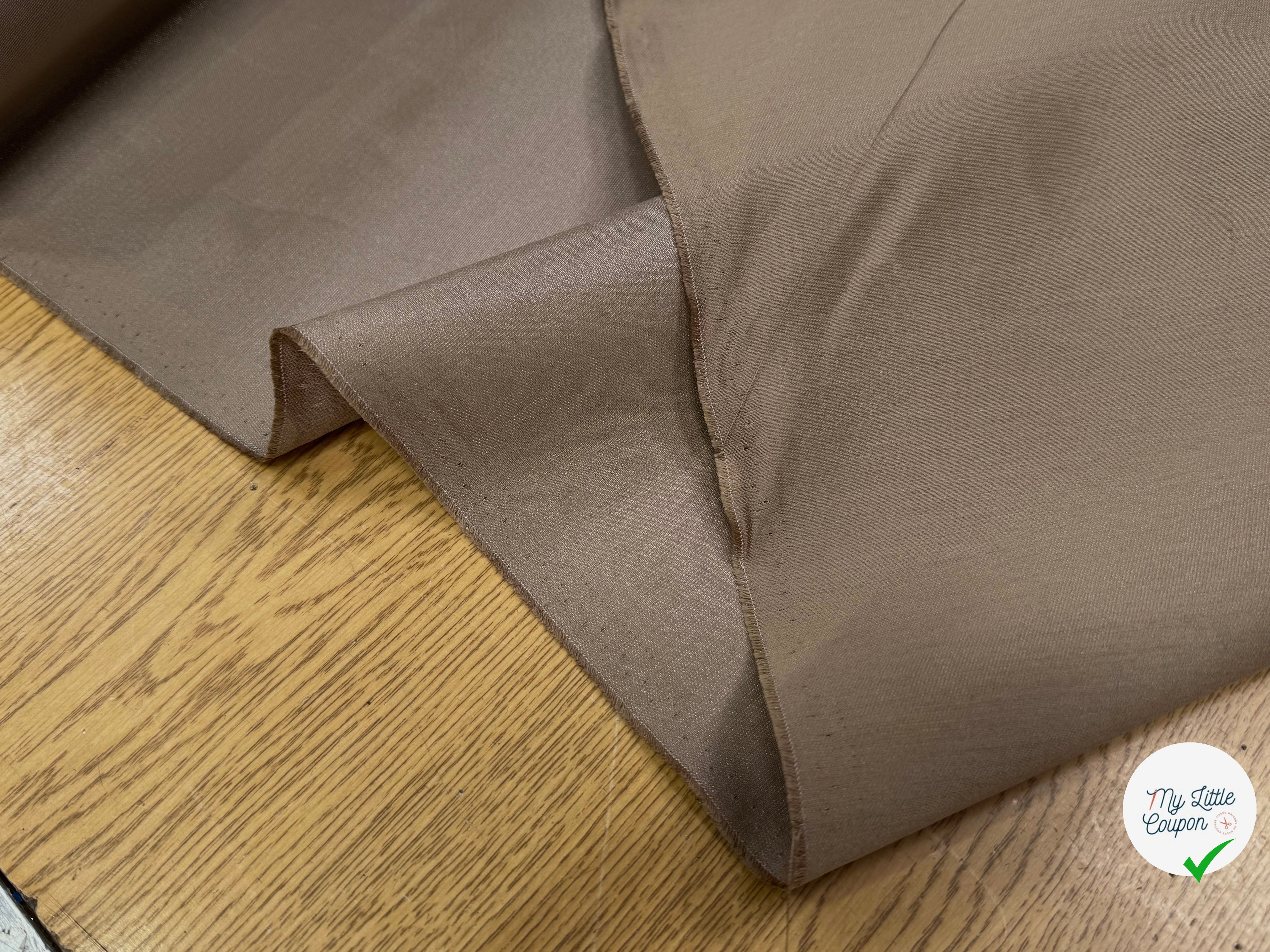 MOIRE BEIGE COTON MÉTAL - My Little Coupon