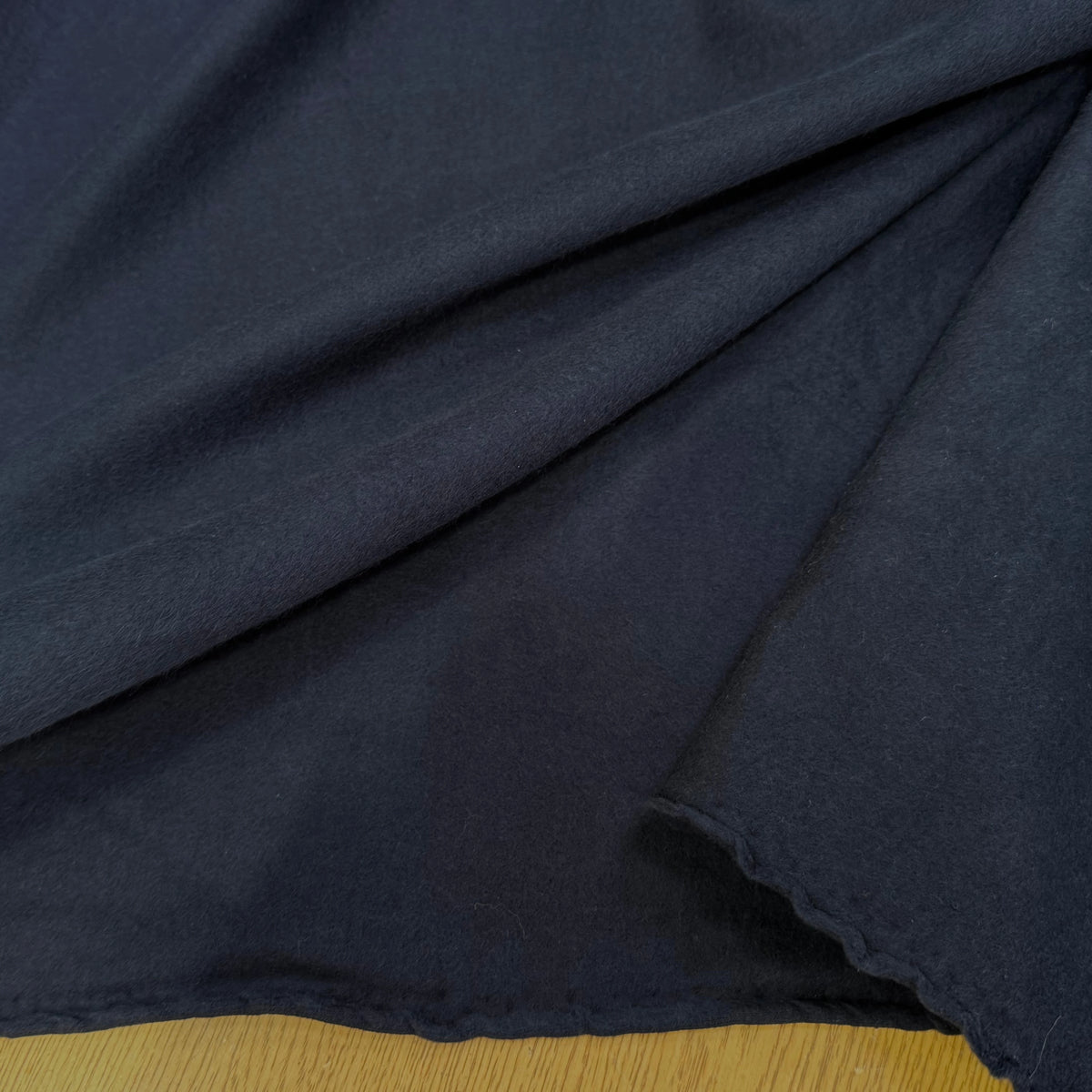 MOLLETON GRATTÉ TOUT DOUX 100% COTON BLEU MARINE GRANDE LAIZE FABRICATION RÉGION DE TROYES 🇫🇷 - My Little Coupon