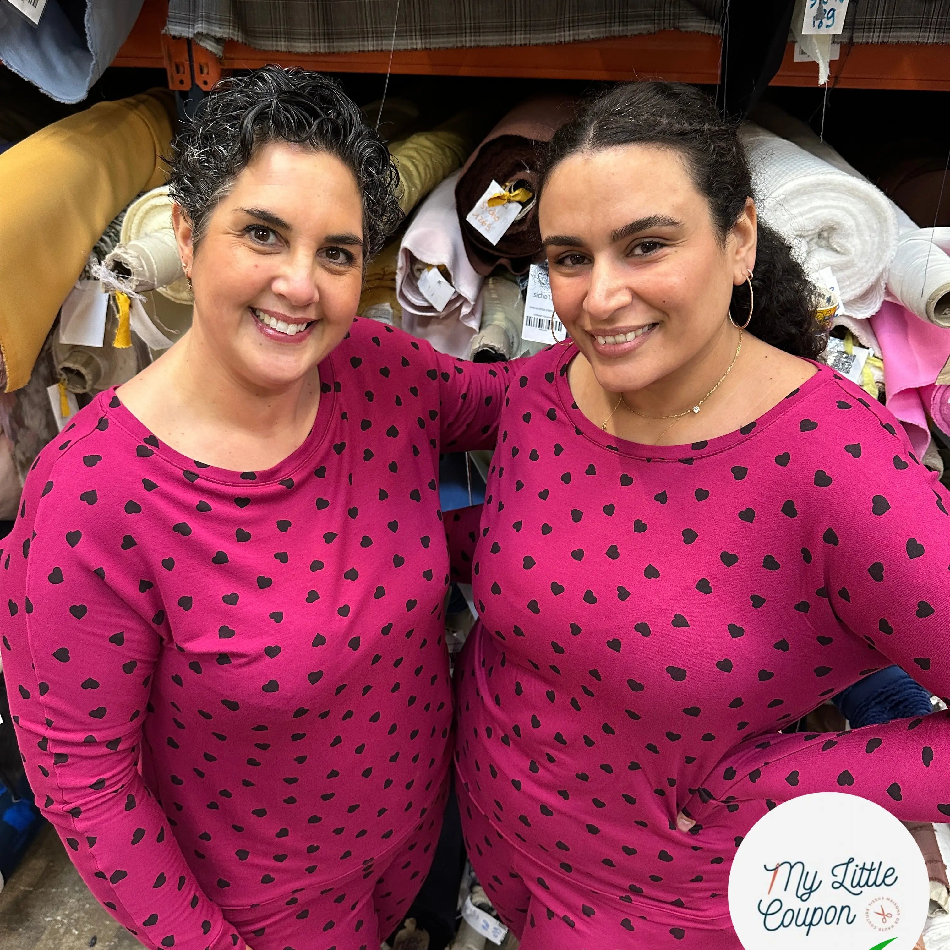 MOLLETON LÉGER VISCOSE STRIÉ AUBERGINE FUCHSIA AMOUREUX MLC INTERN