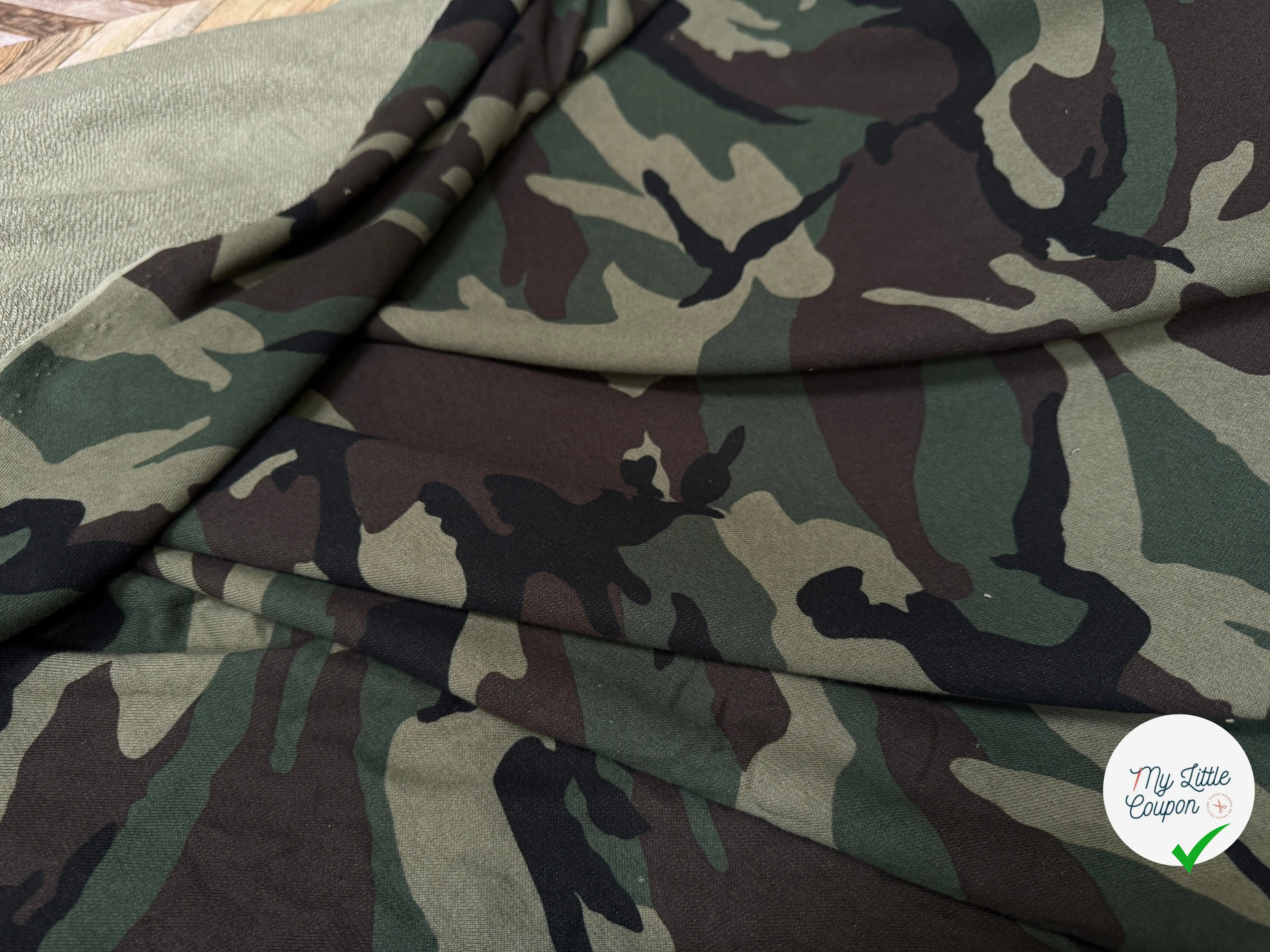 MOLLETON SWEAT 100% COTON ARMY - My Little Coupon