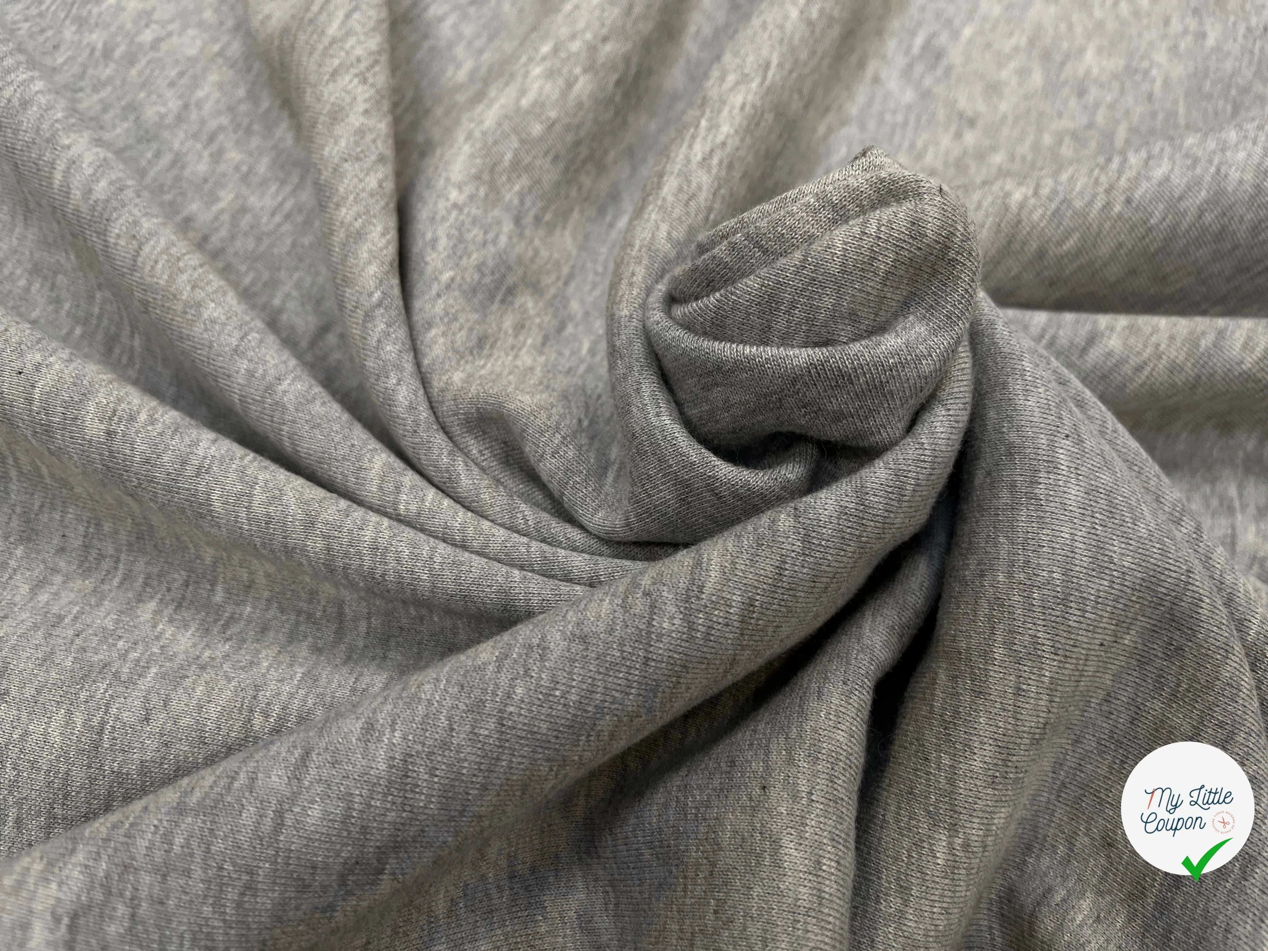 MOLLETON SWEAT GRIS CHINÉ 150CM - My Little Coupon