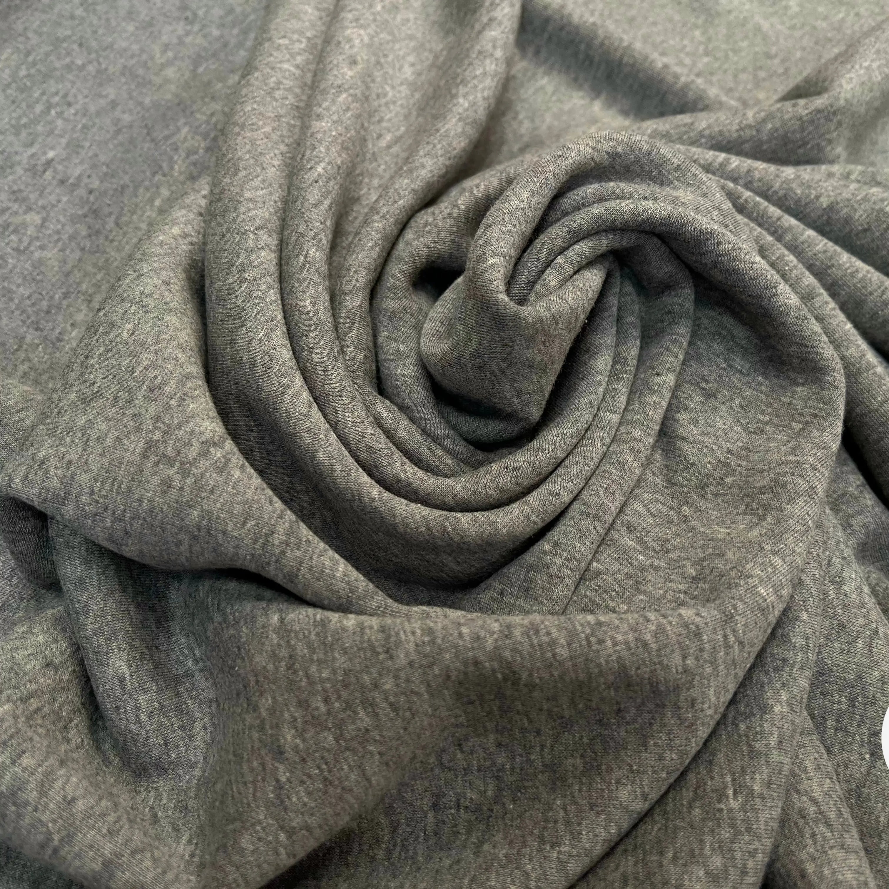 MOLLETON TOUT DOUX ENVERS GRATTÉ MADE IN FRANCE 280 GRIS 24 - My Little Coupon