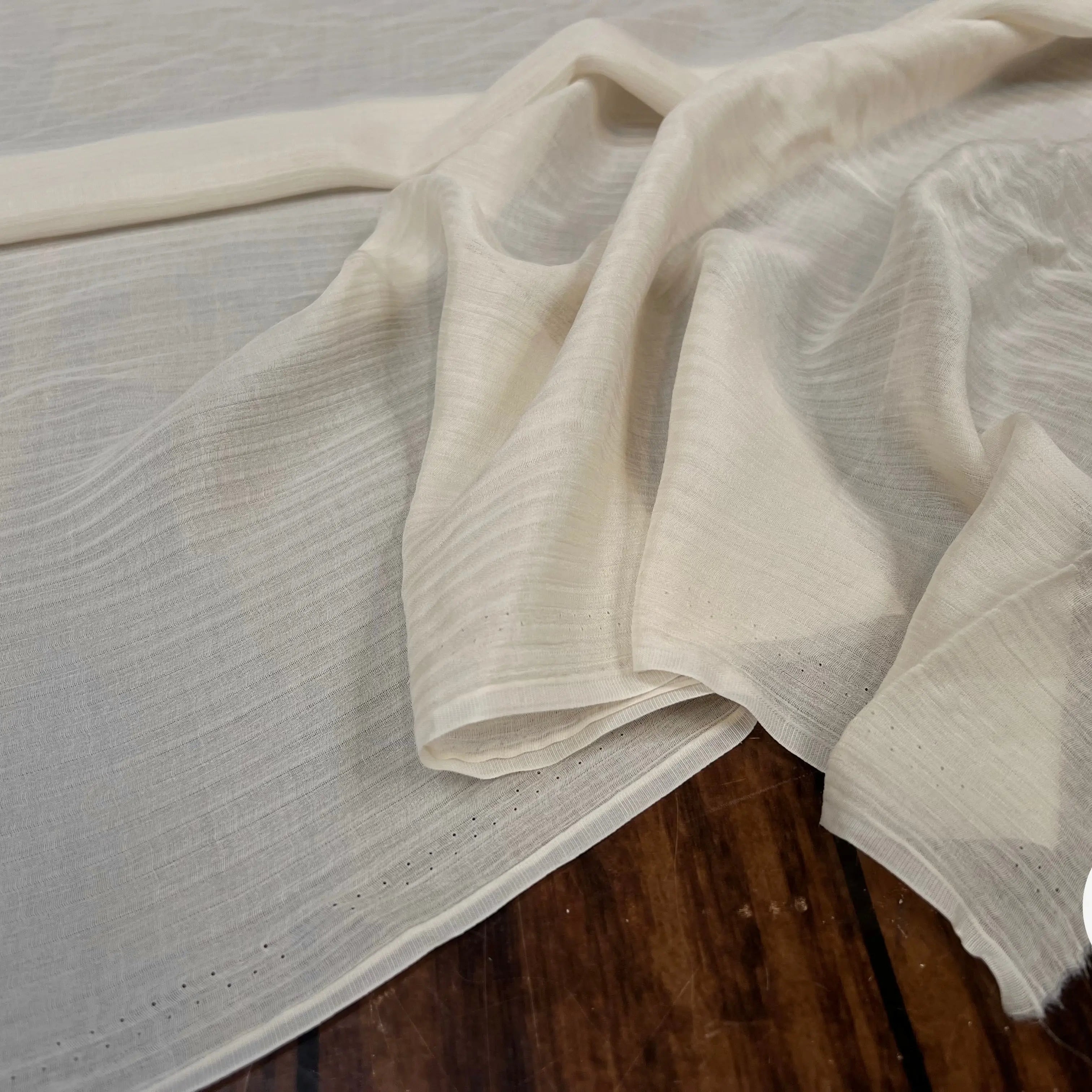 MOUSSELINE CRÈME RAYURES - My Little Coupon