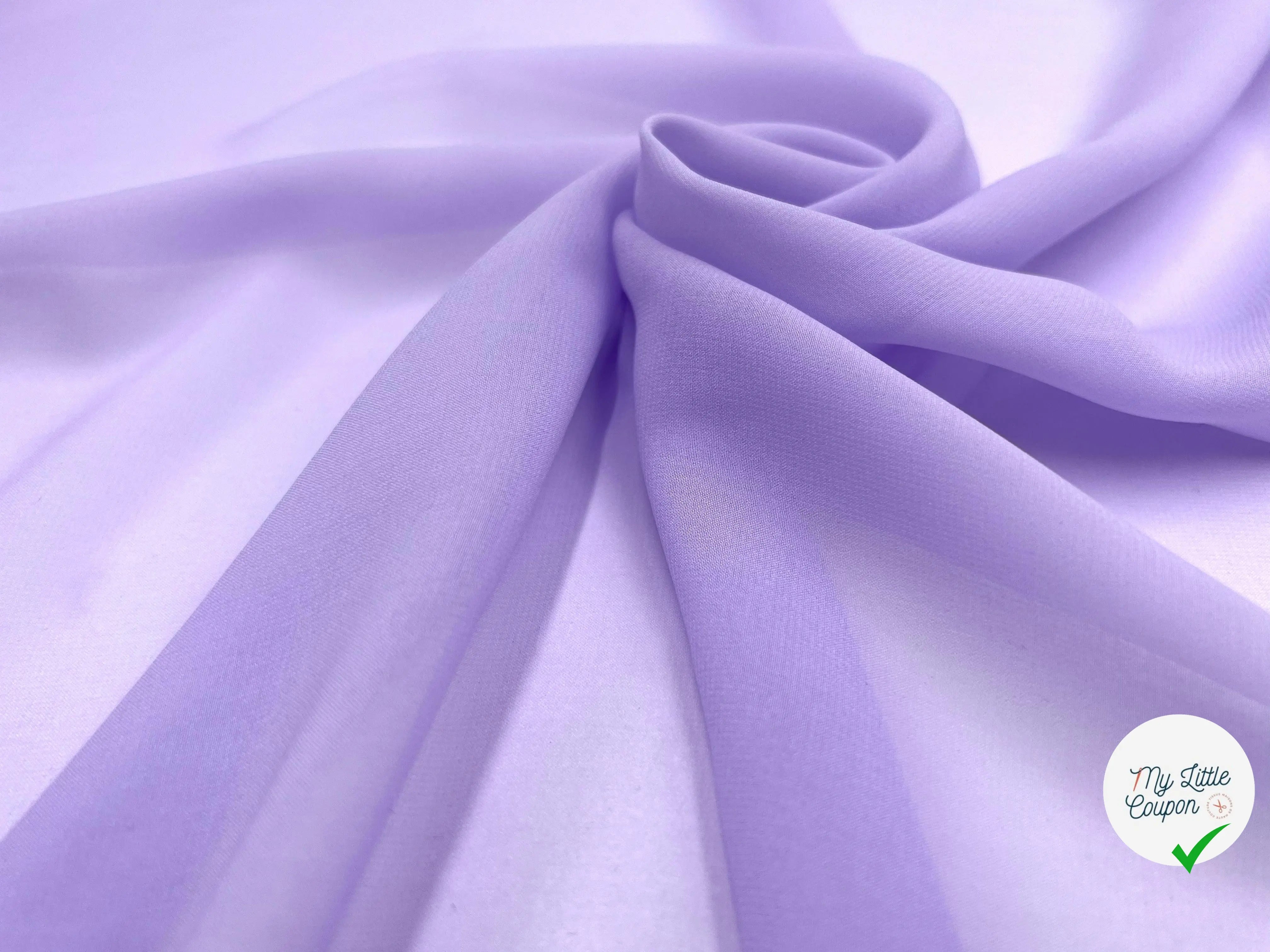 MOUSSELINE LILAS - My Little Coupon - tissu - coudre