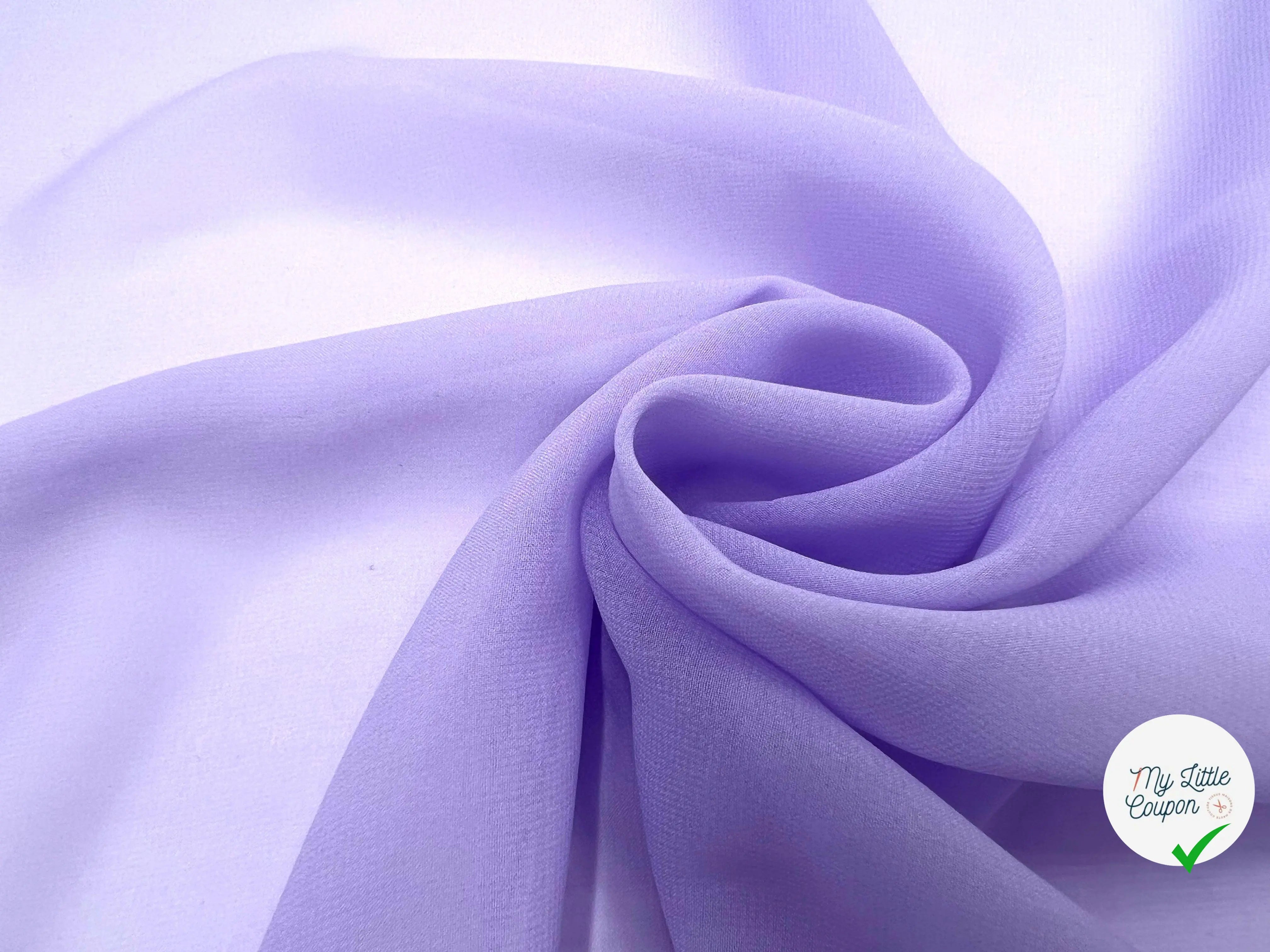 MOUSSELINE LILAS - My Little Coupon - tissu - coudre