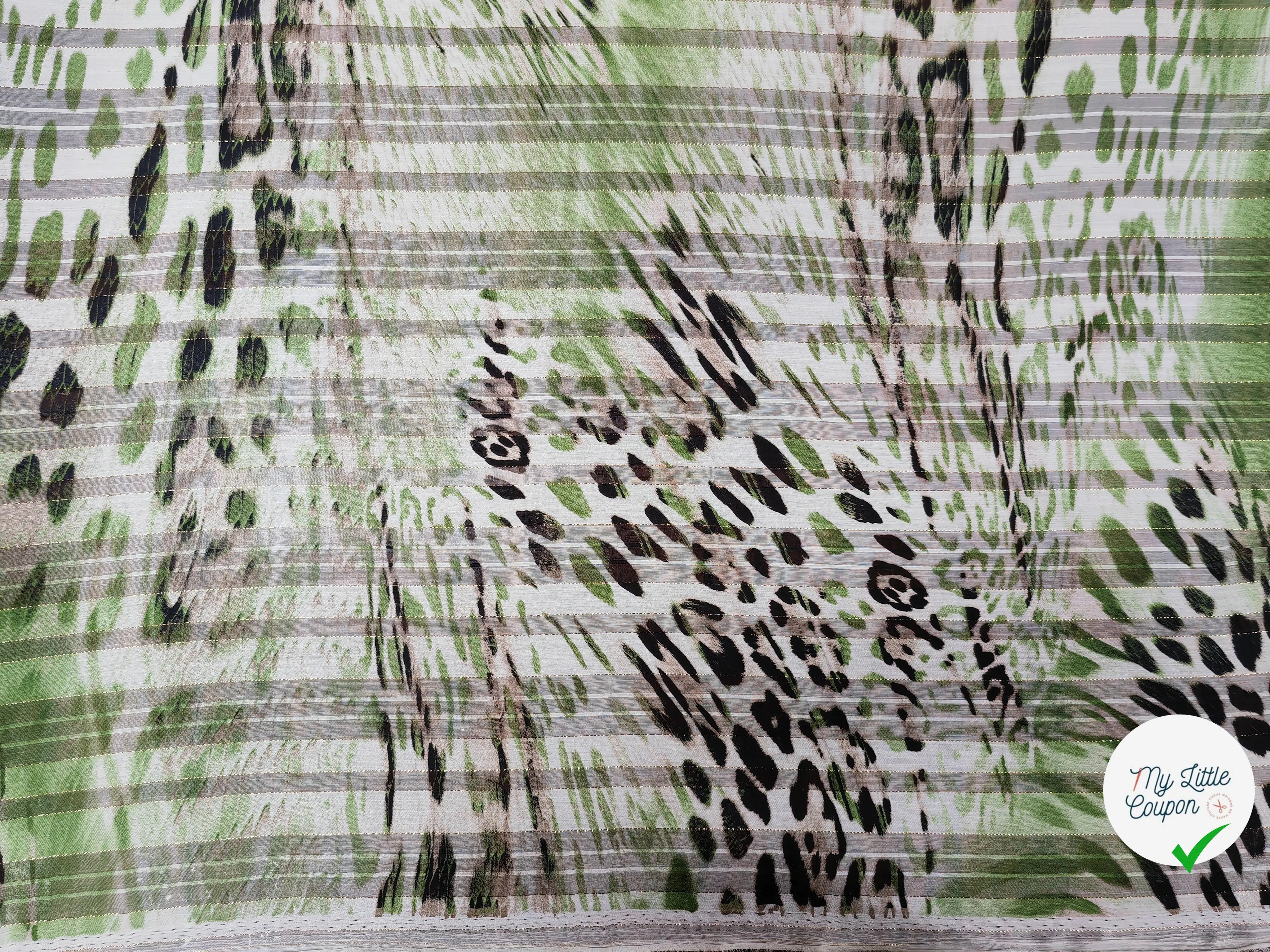 MOUSSELINE OSLOW LEOPARD VERT - My Little Coupon