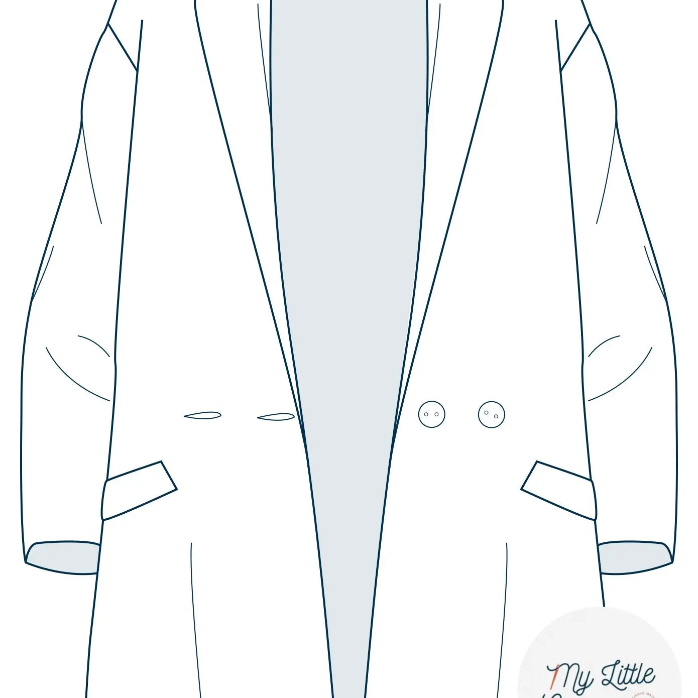 Manteau d'anna - Patron pdf - My Little Coupon
