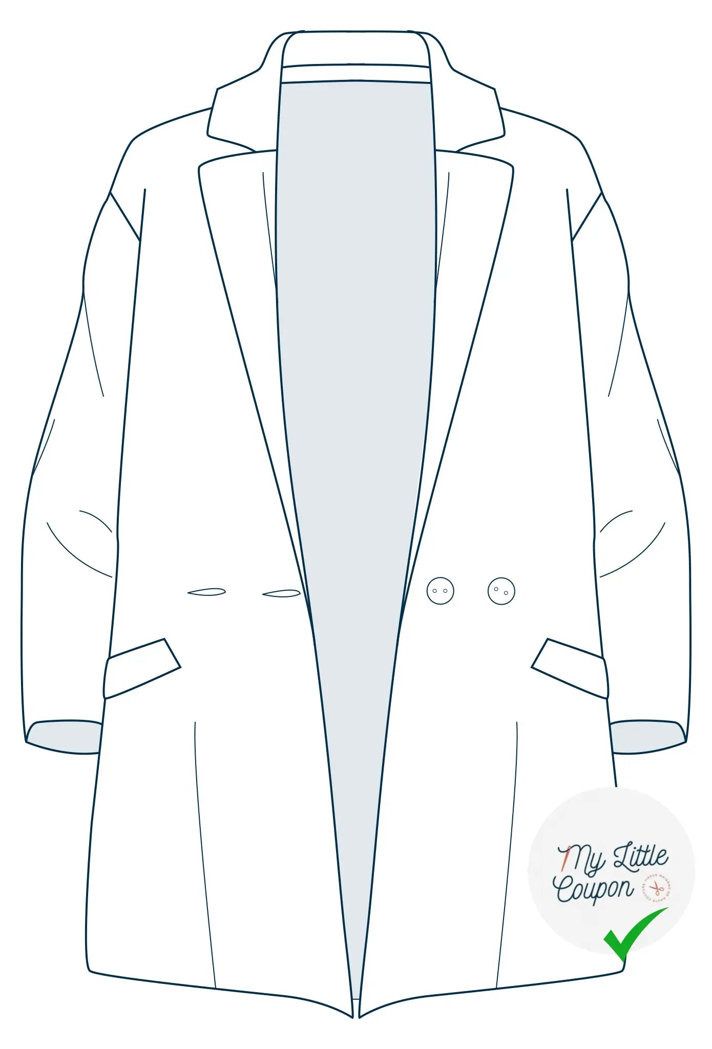 Manteau d'anna - Patron pdf - My Little Coupon