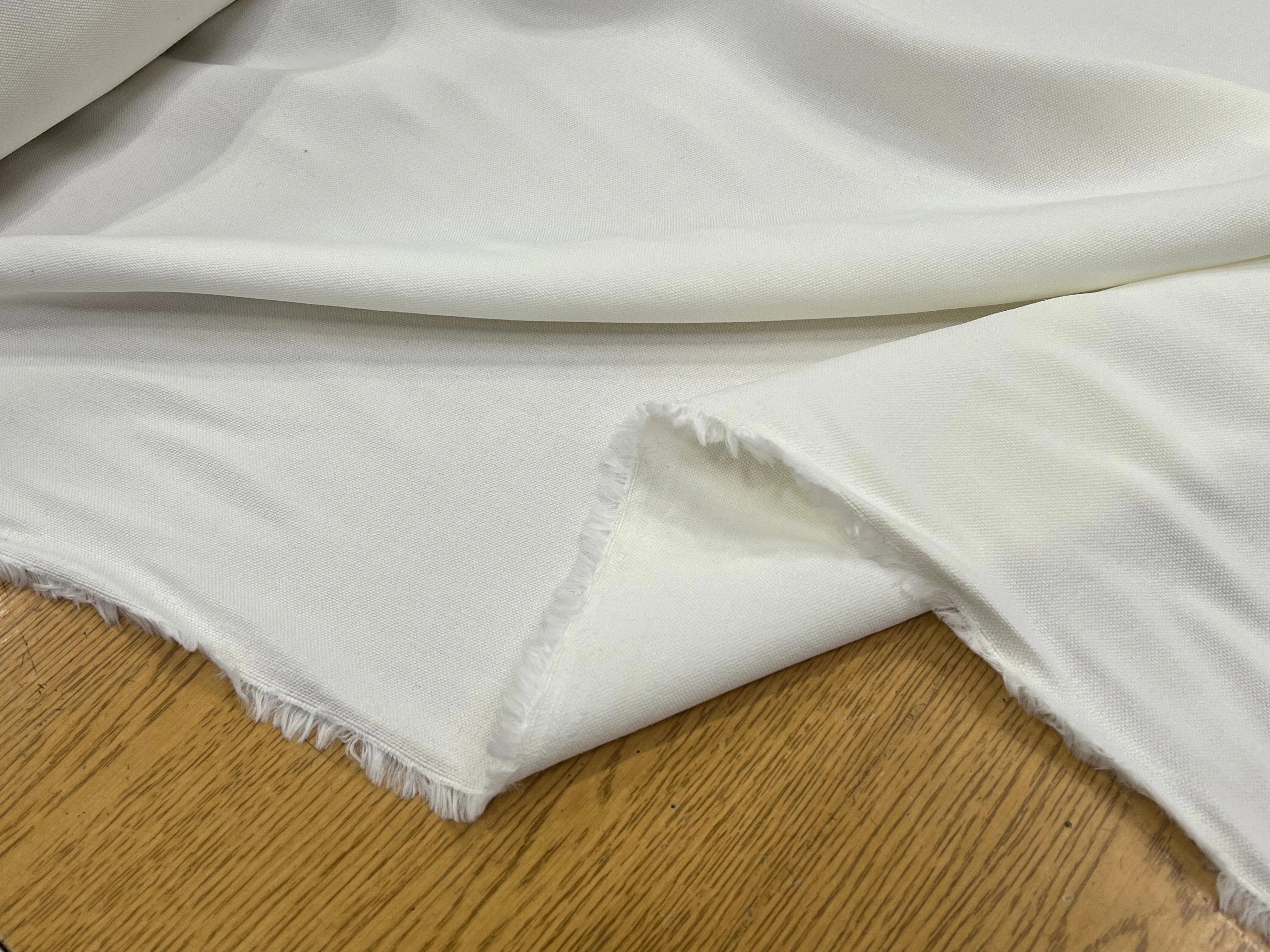 NATTÉ DE COTON FLUIDE STRETCH BLANC - My Little Coupon