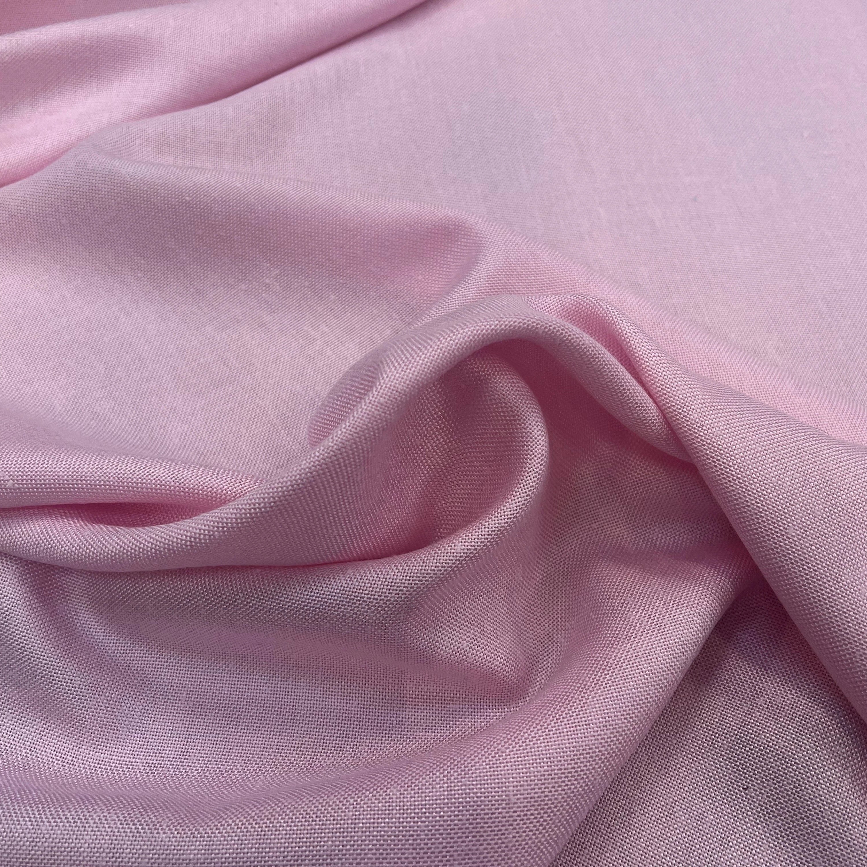 NATTE VISCOSE CANEVAS PLAGE DE SABLE ROSE - My Little Coupon