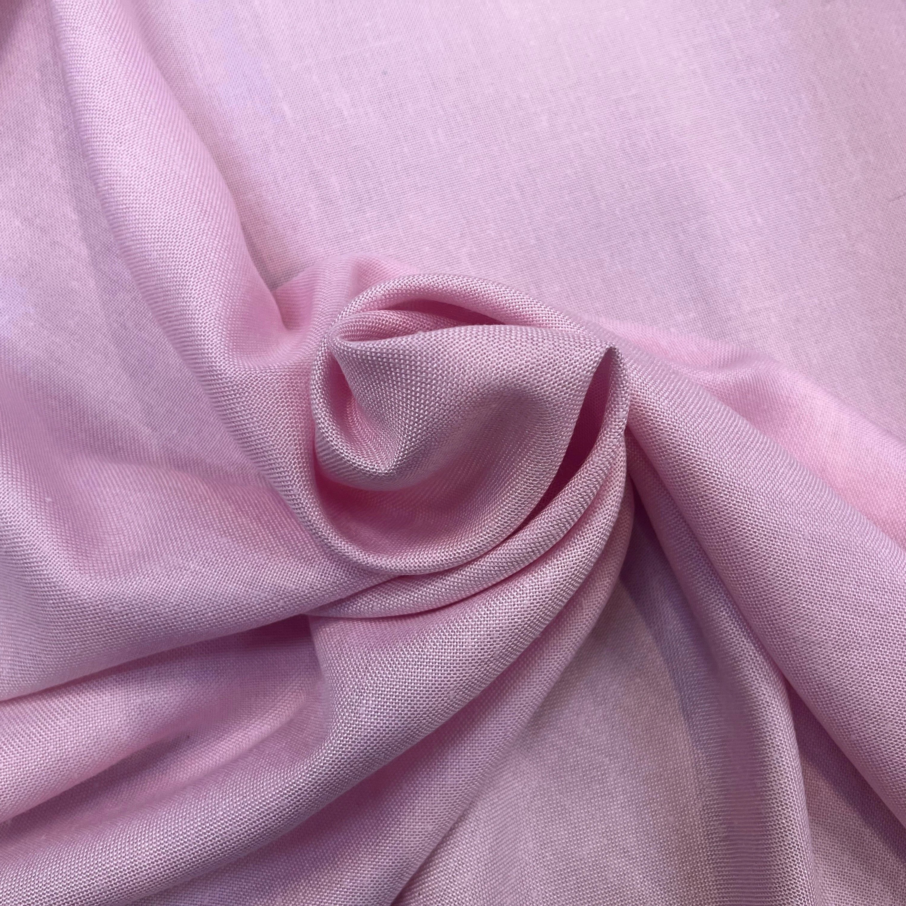 NATTE VISCOSE CANEVAS PLAGE DE SABLE ROSE - My Little Coupon