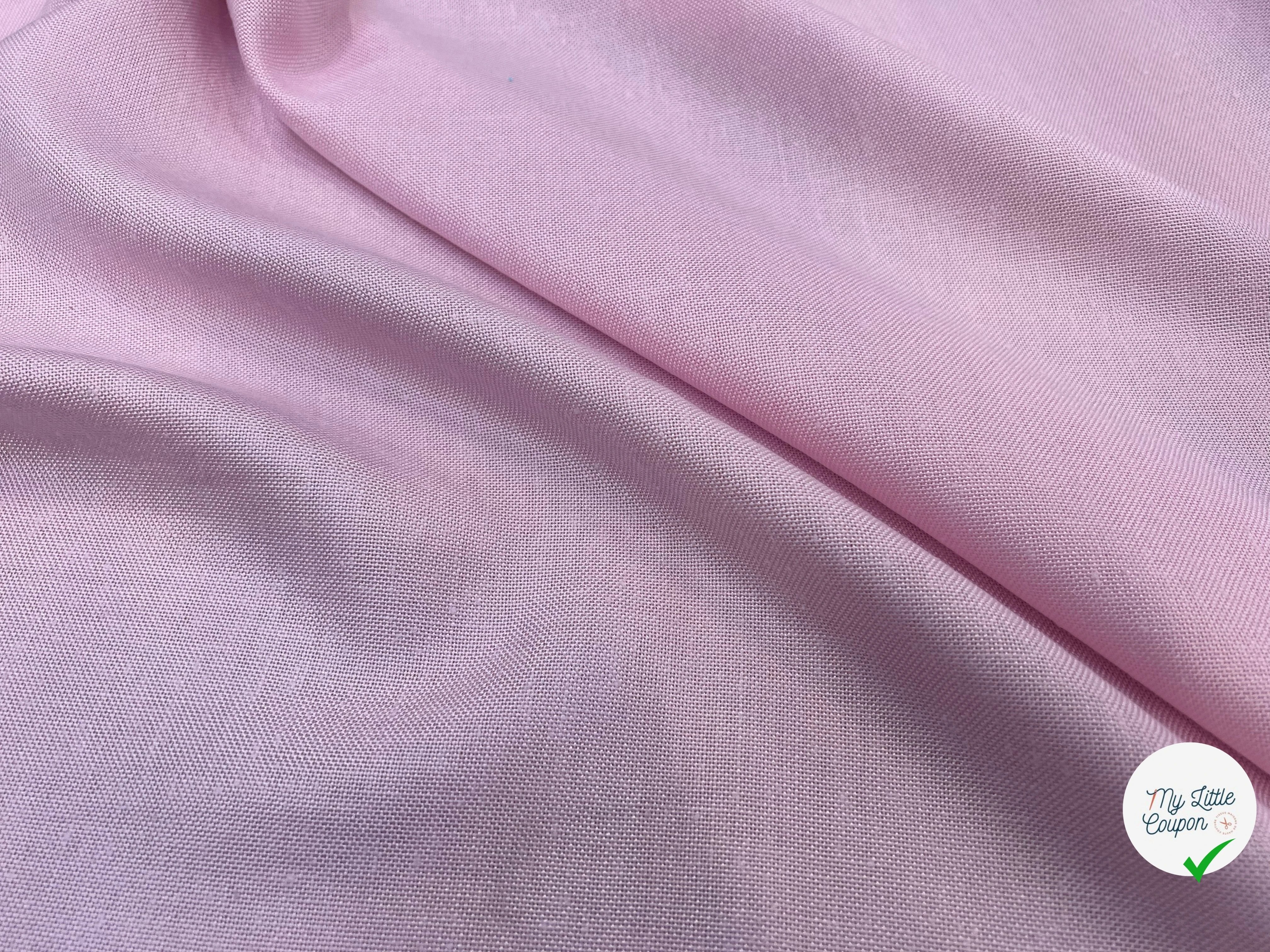 NATTE VISCOSE CANEVAS PLAGE DE SABLE ROSE - My Little Coupon