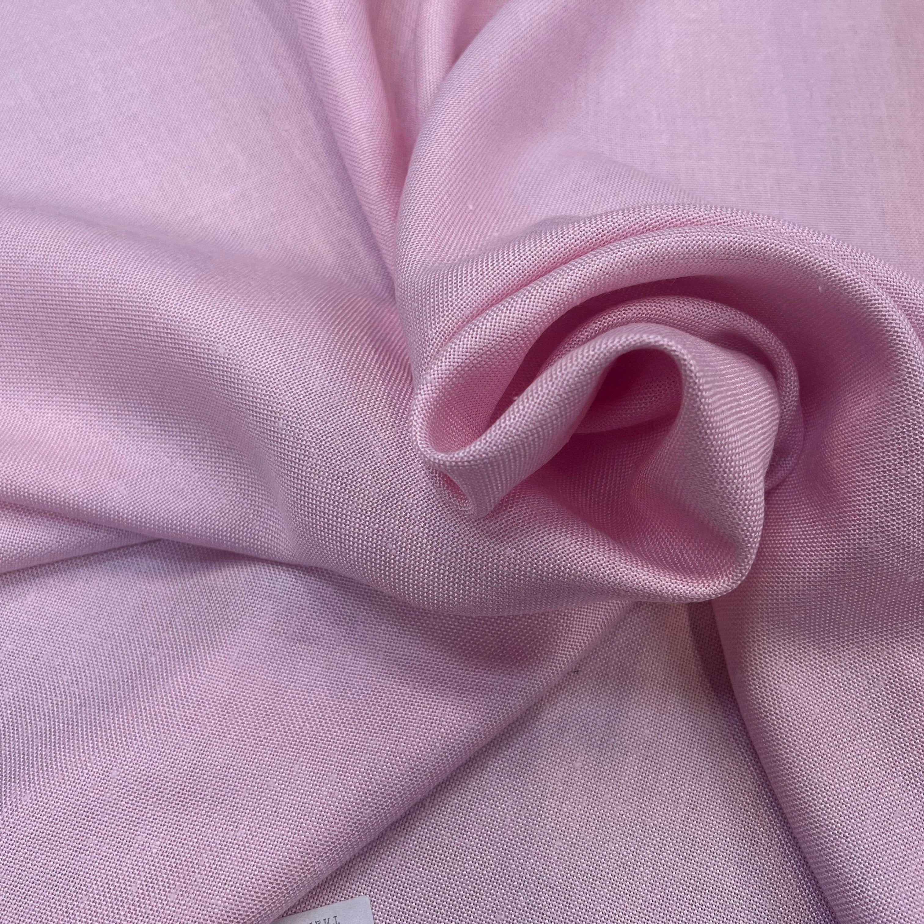 NATTE VISCOSE CANEVAS PLAGE DE SABLE ROSE - My Little Coupon